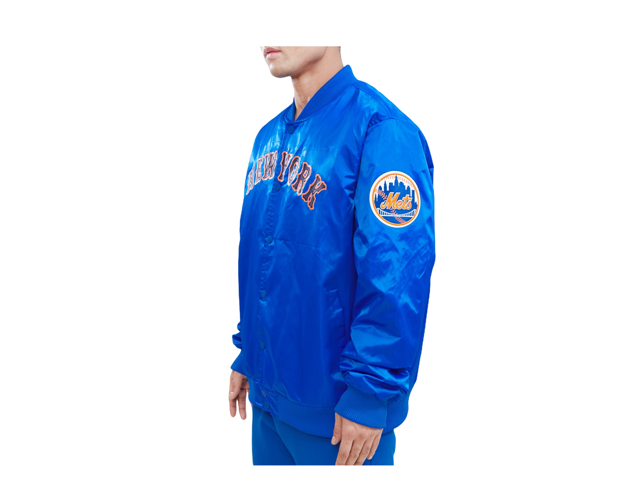 Pro Standard MLB New York Mets Big Logo WS Satin Jacket