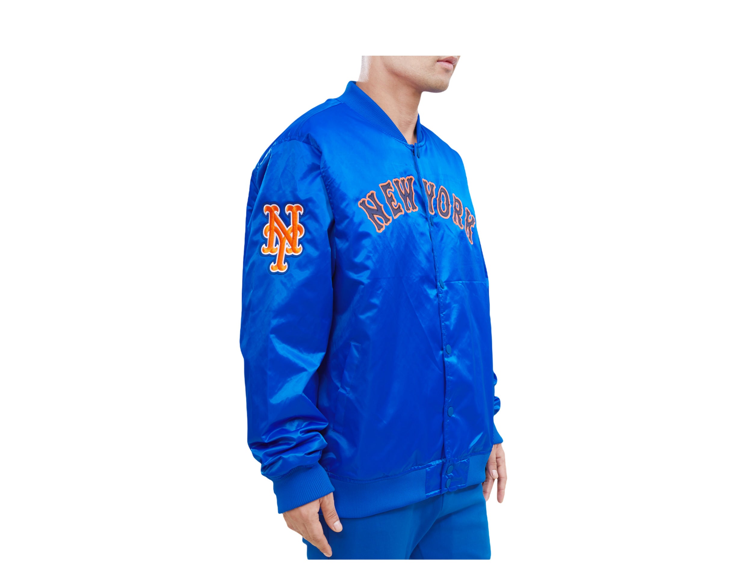 Pro Standard MLB New York Mets Big Logo WS Satin Jacket