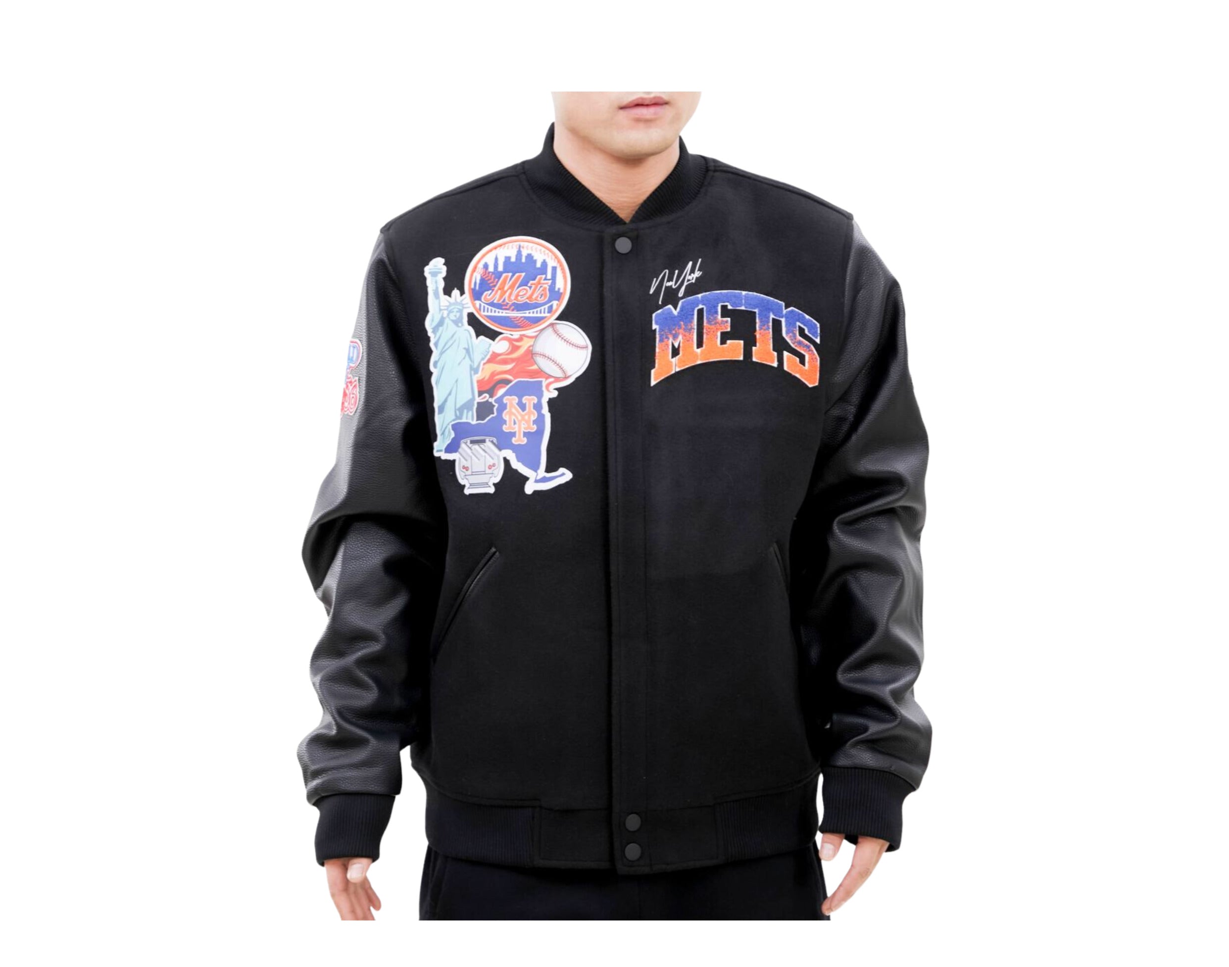 Pro Standard MLB New York Mets Home Town Varsity Men's Jacket