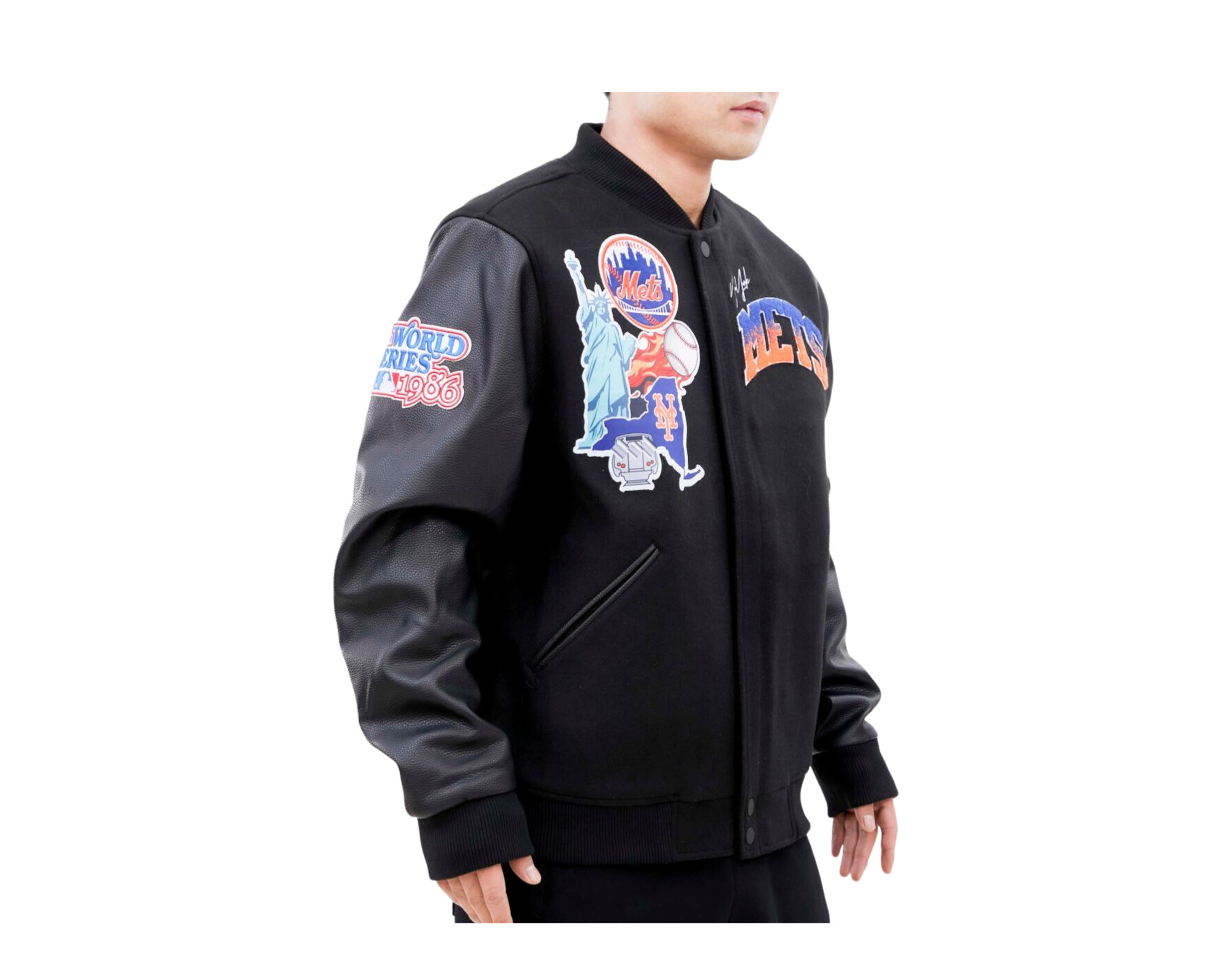 Pro Standard MLB New York Mets Home Town Varsity Men's Jacket