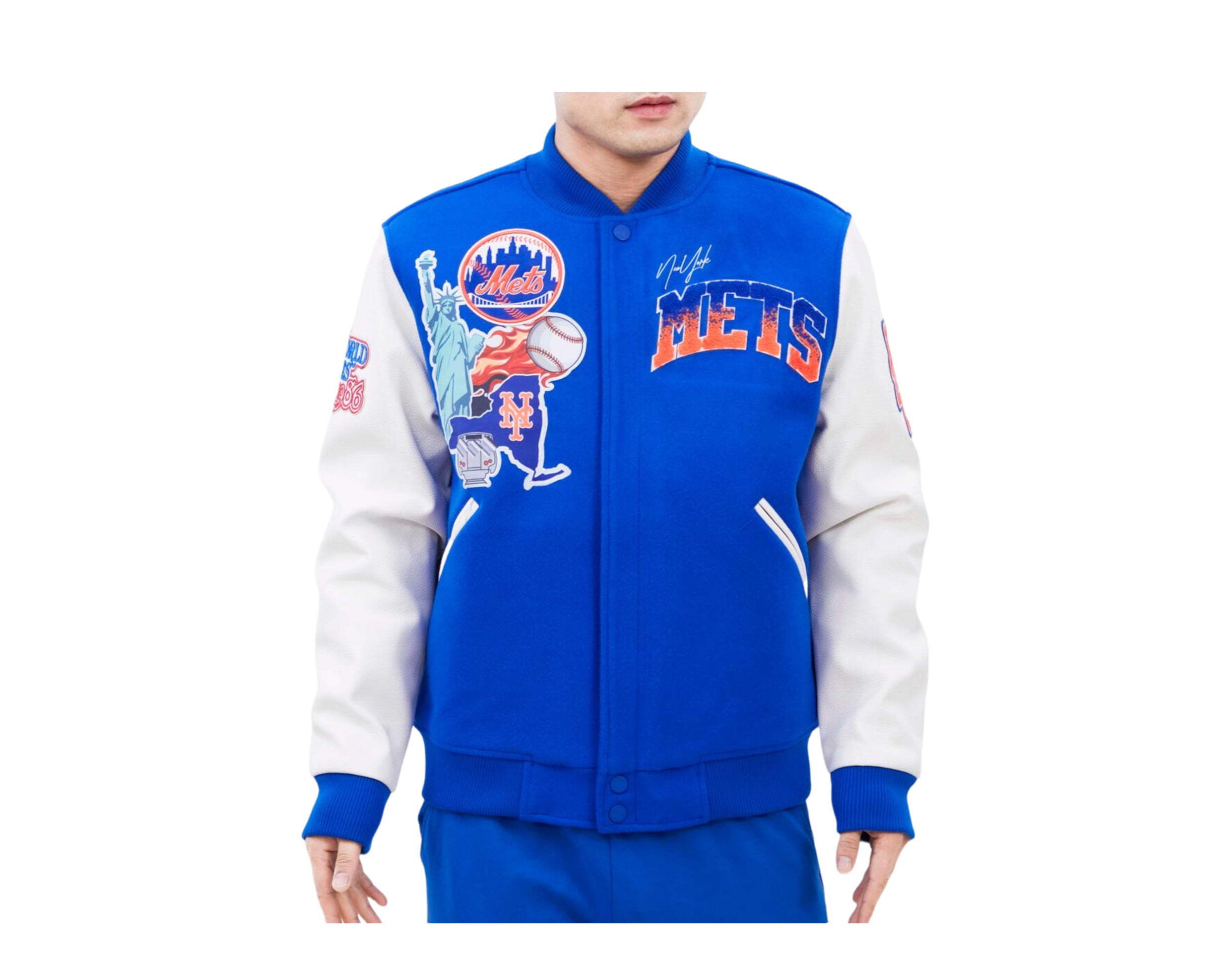 Pro Standard MLB New York Mets Home Town Varsity Men's Jacket