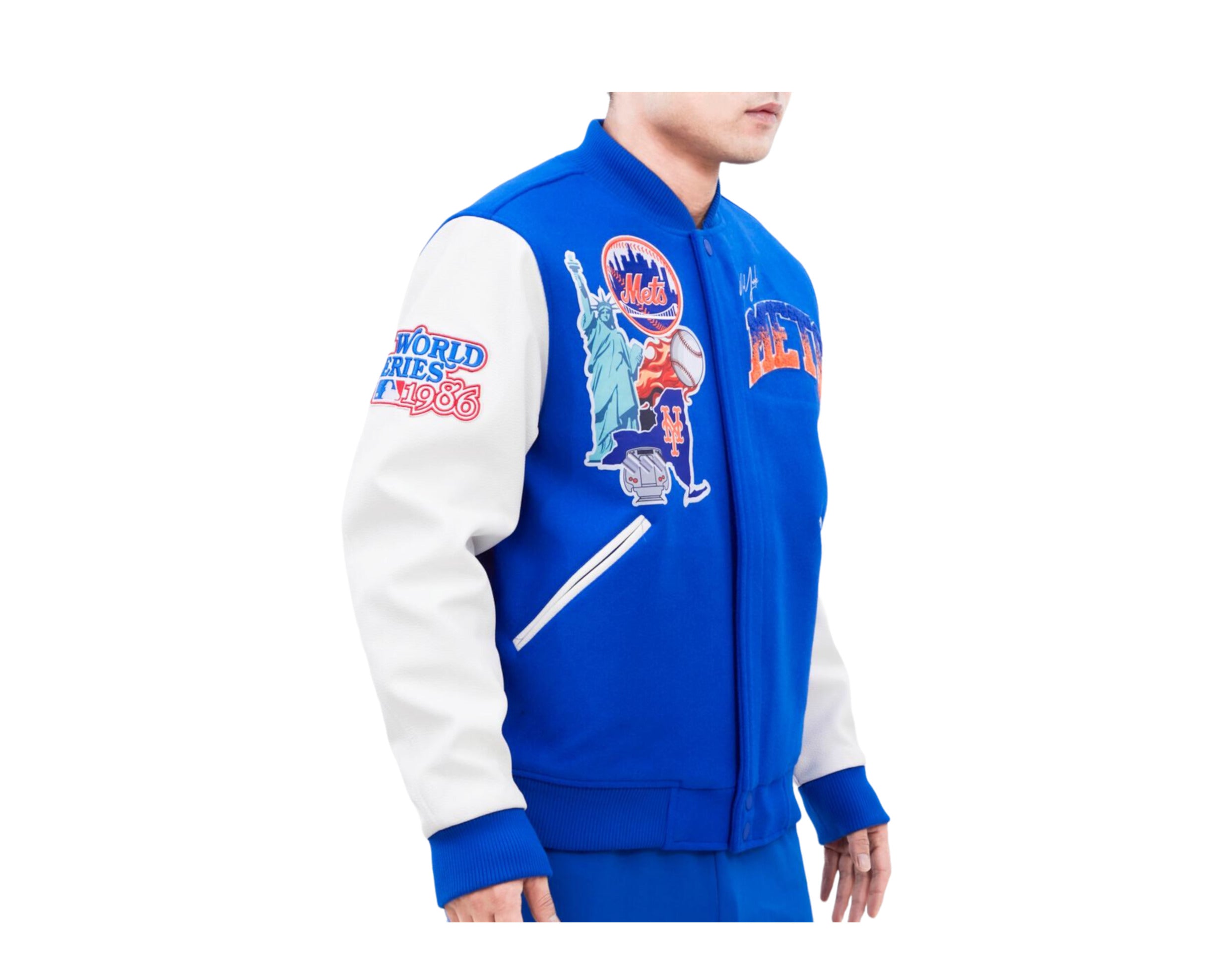 New York Mets Pro Standard Home Town Satin Track Jacket - Frank's Sports  Shop