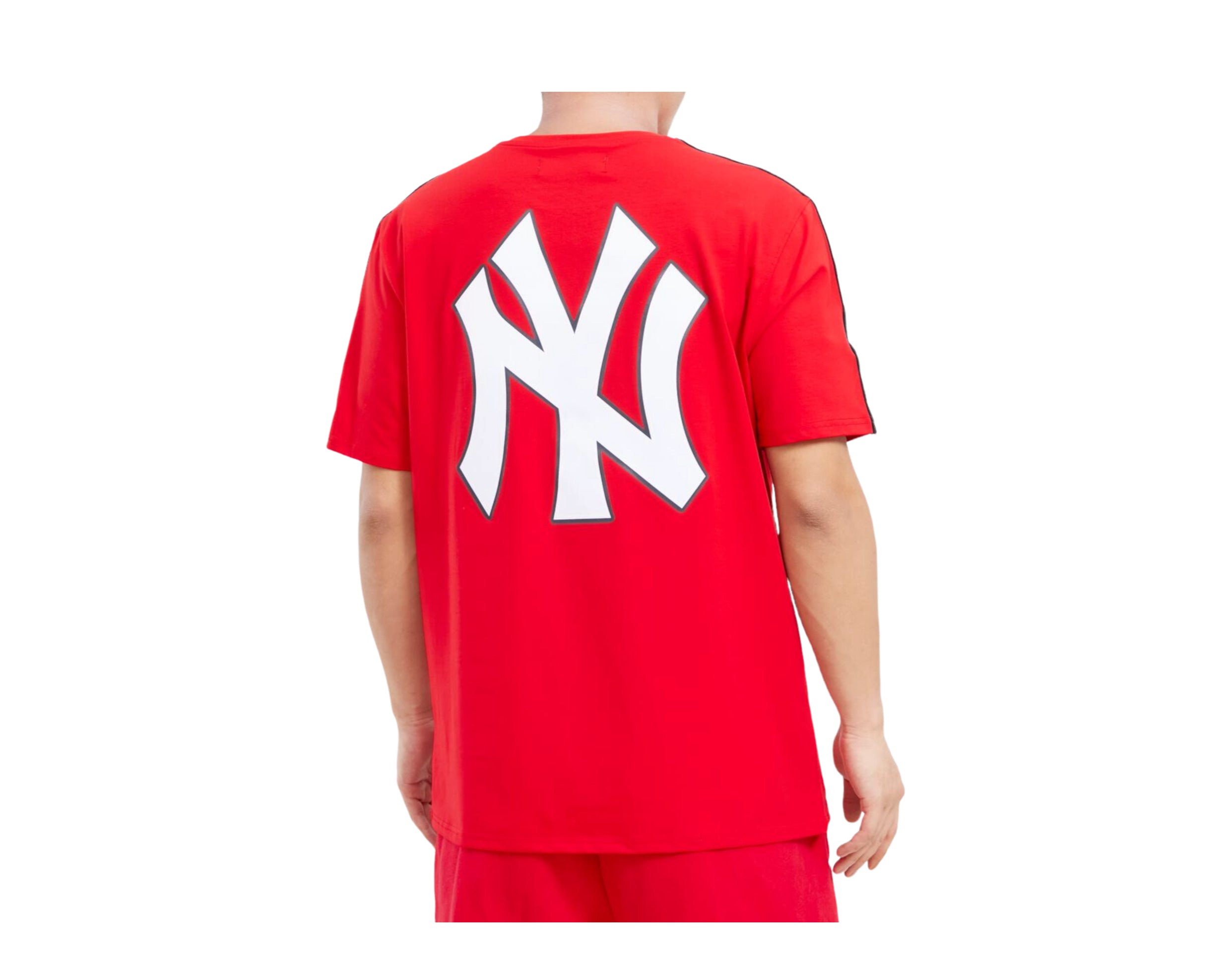 NEW YORK YANKEES LOGO PRO TEAM TAPING SHIRT (RED/BLACK) – Pro Standard
