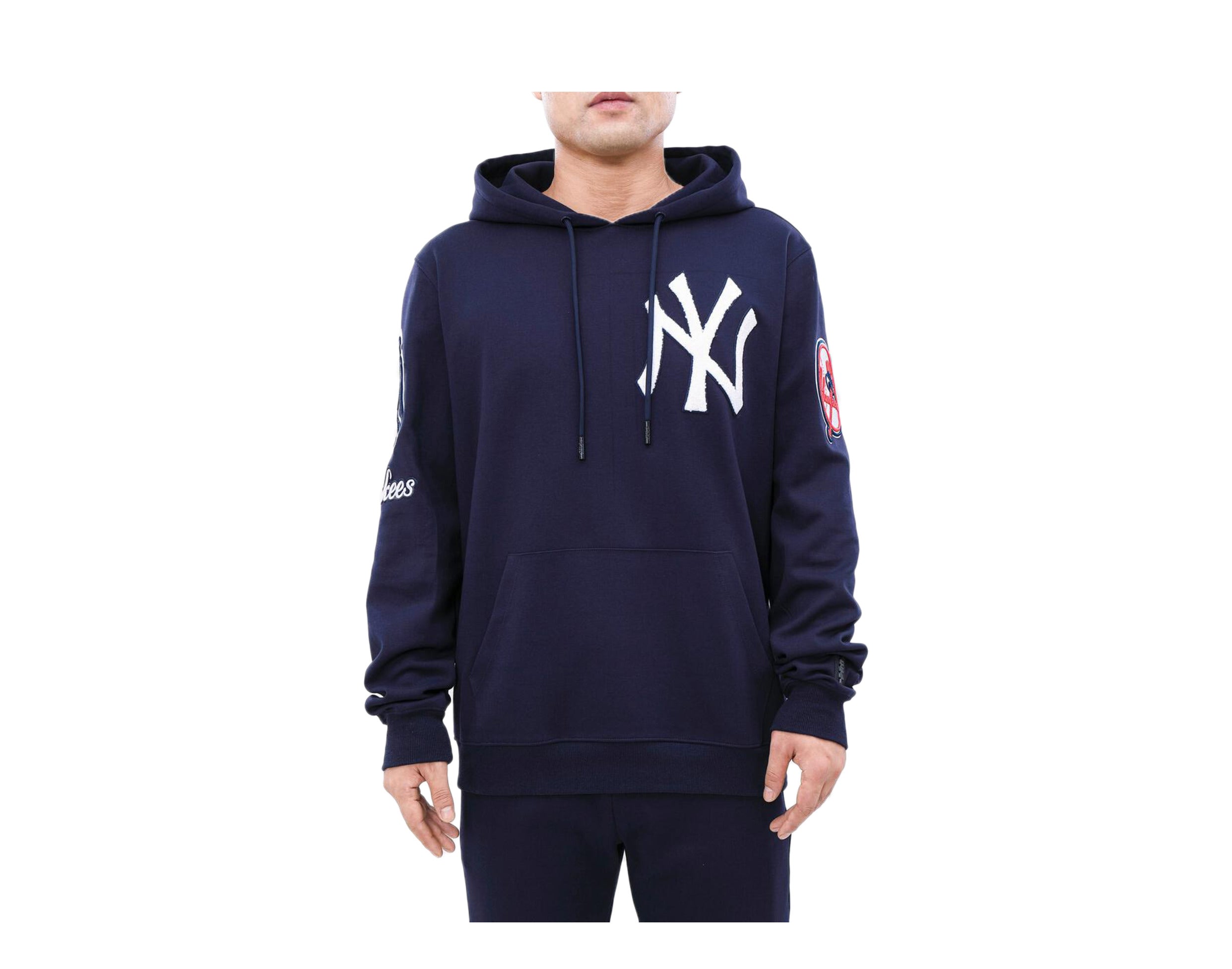 Pro Standard MLB New York Yankees Logo Blended P/O Men's Hoodie