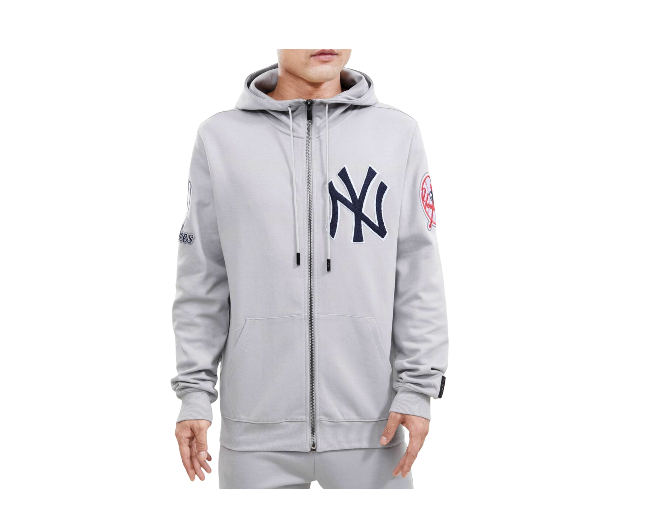 Pro Standard MLB New York Yankees Logo Zip-Up Hoodie