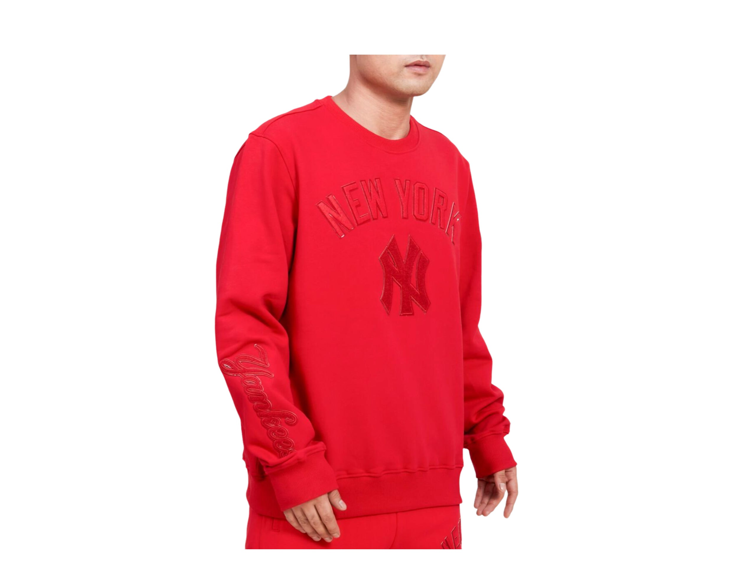 Pro Standard MLB New York Yankees Triple Red Crewneck Men's Sweatshirt