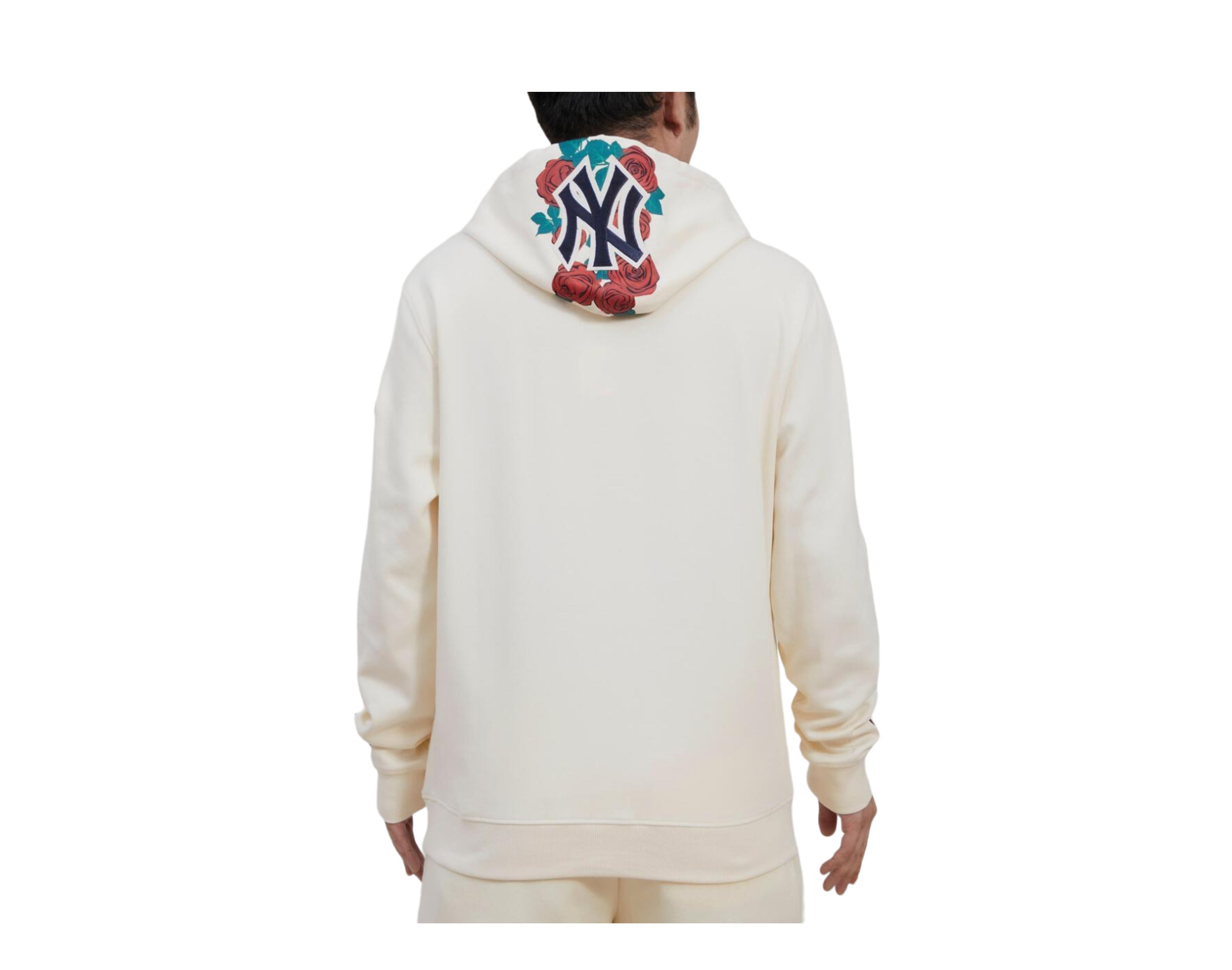 Pro Standard New York Yankees Roses Eggshell Hoodie LNY535369-EGG - L