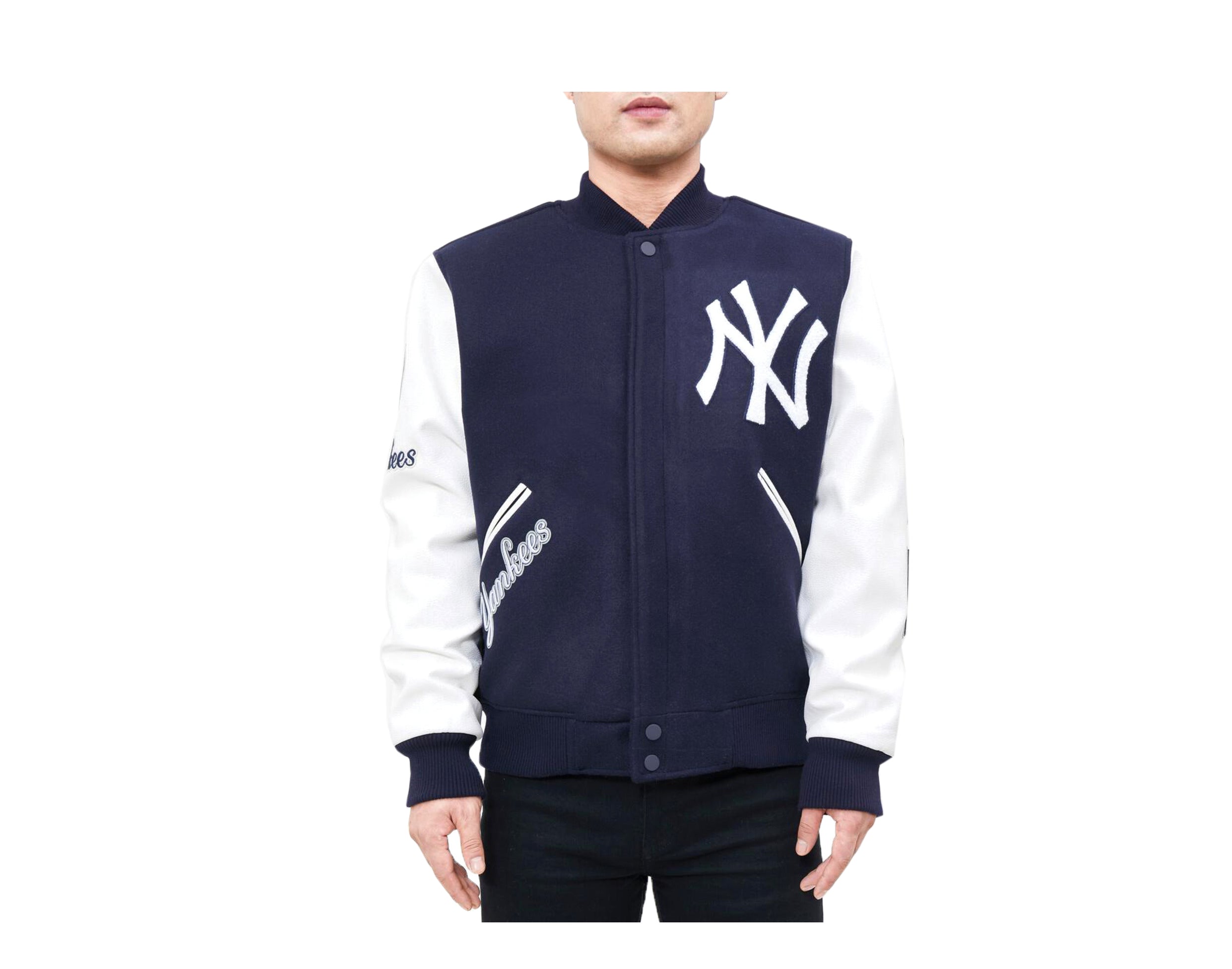 Pro Standard MLB New York Yankees Logo Blended Varsity Men's Jacket