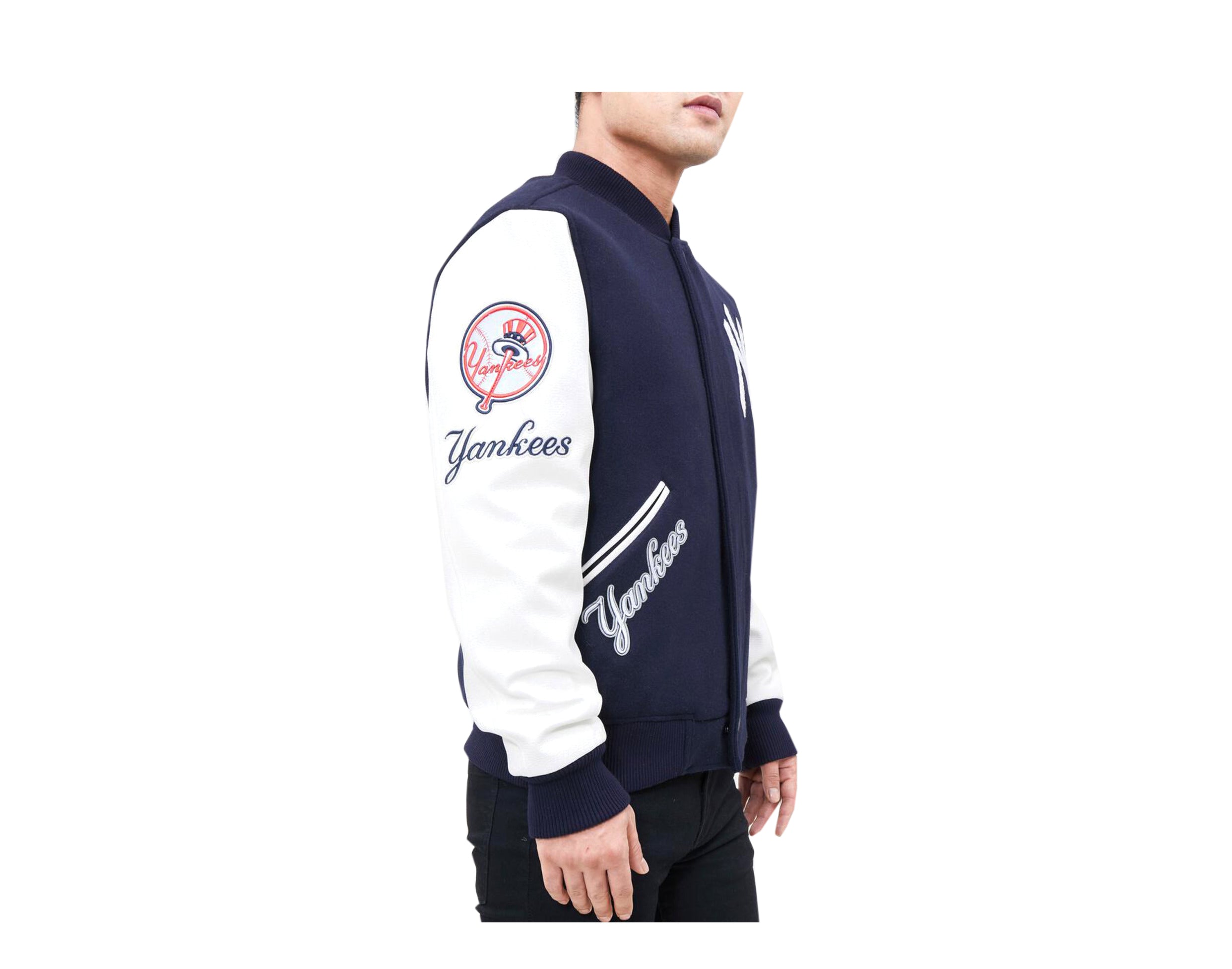 Pro Standard MLB New York Yankees Logo Blended Varsity Men's Jacket