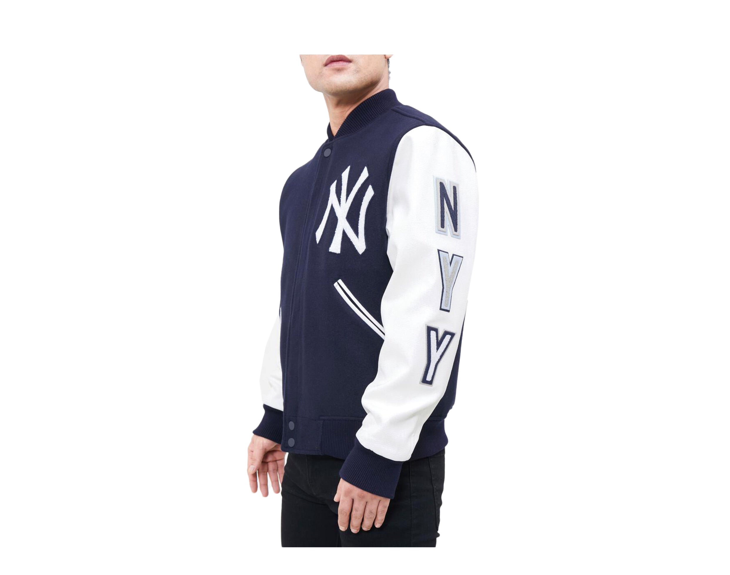 Pro Standard MLB New York Yankees Logo Blended Varsity Men's Jacket