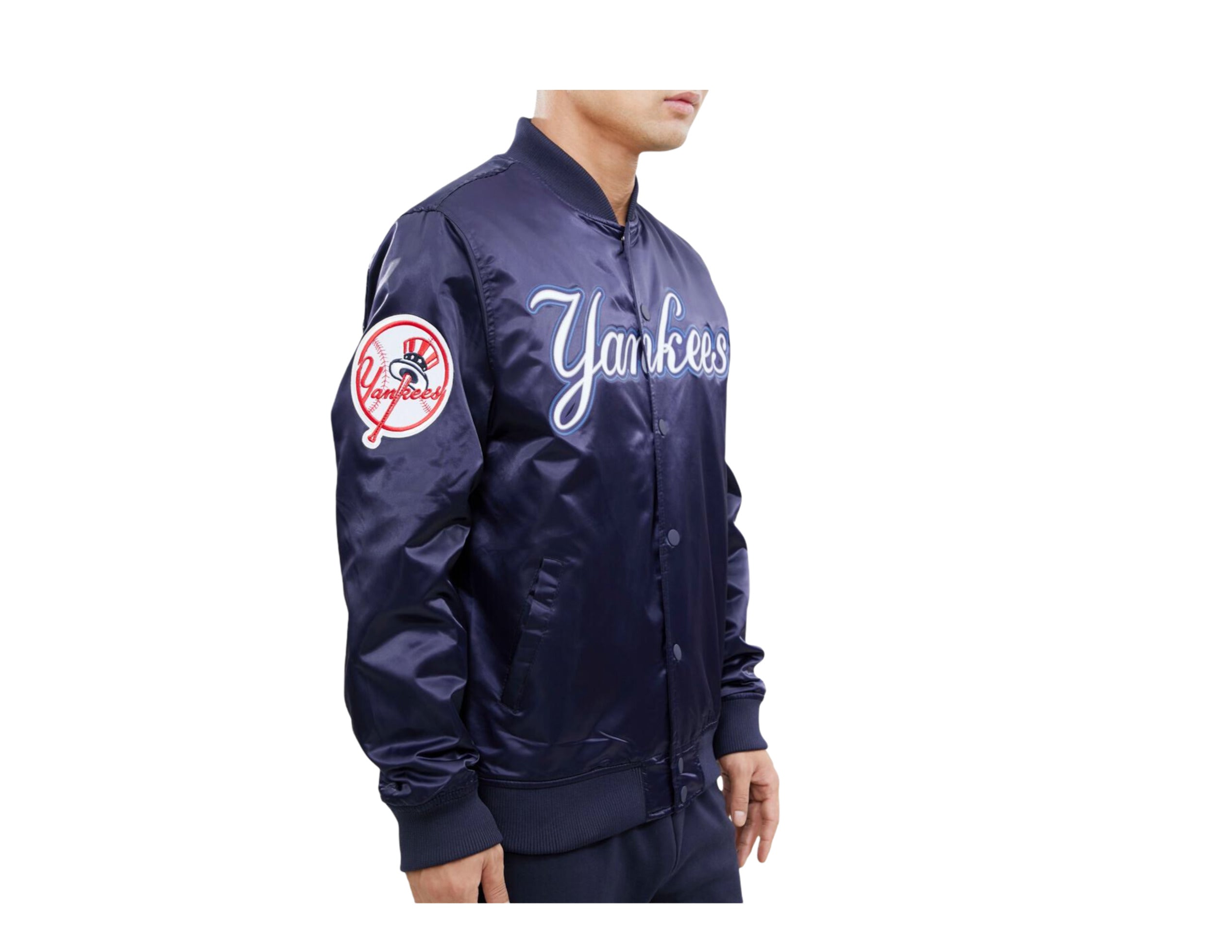 Pro Standard MLB New York Yankees Big Logo WS Satin Jacket