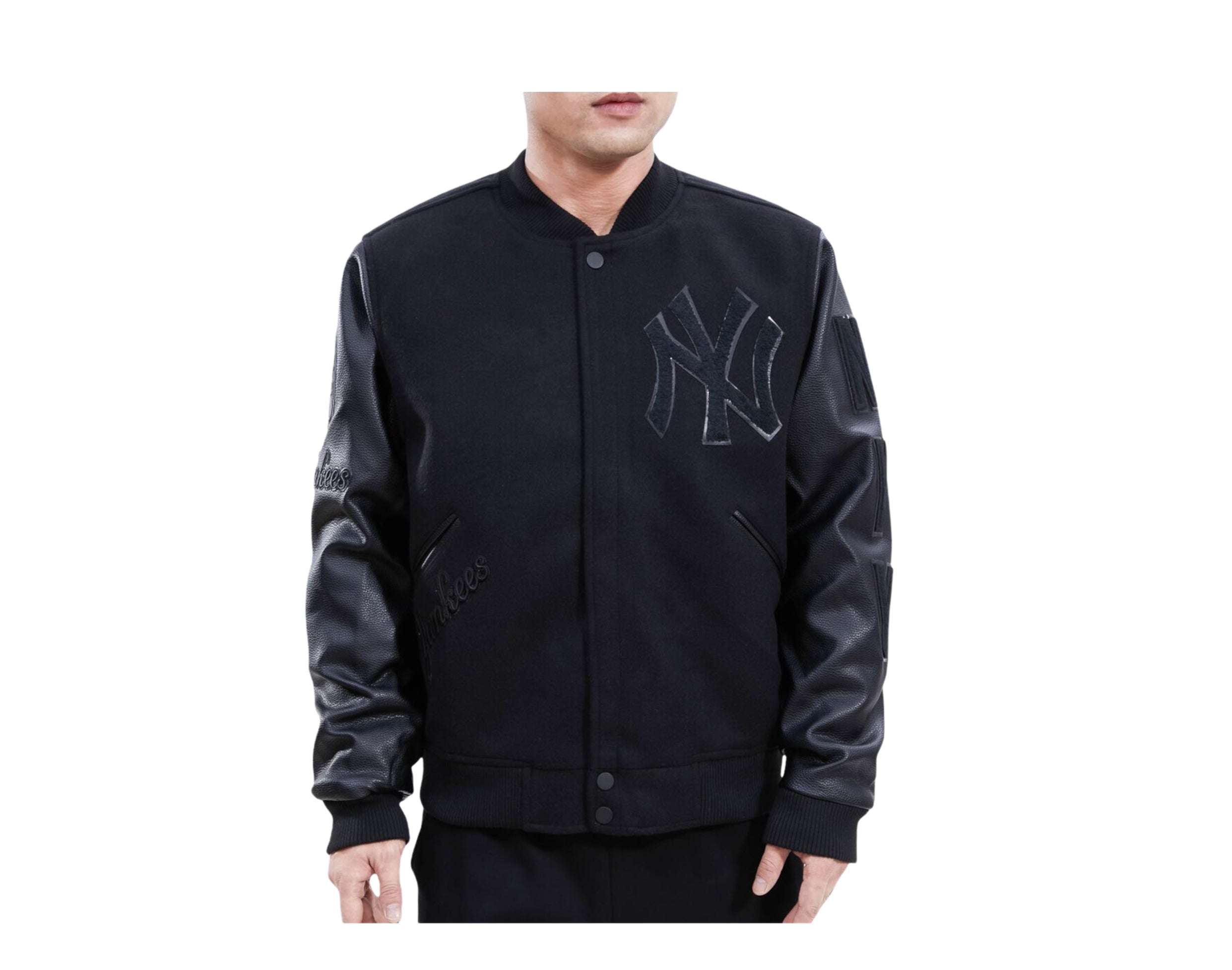 Pro Standard MLB New York Yankees Logo Blended Varsity Men's Jacket