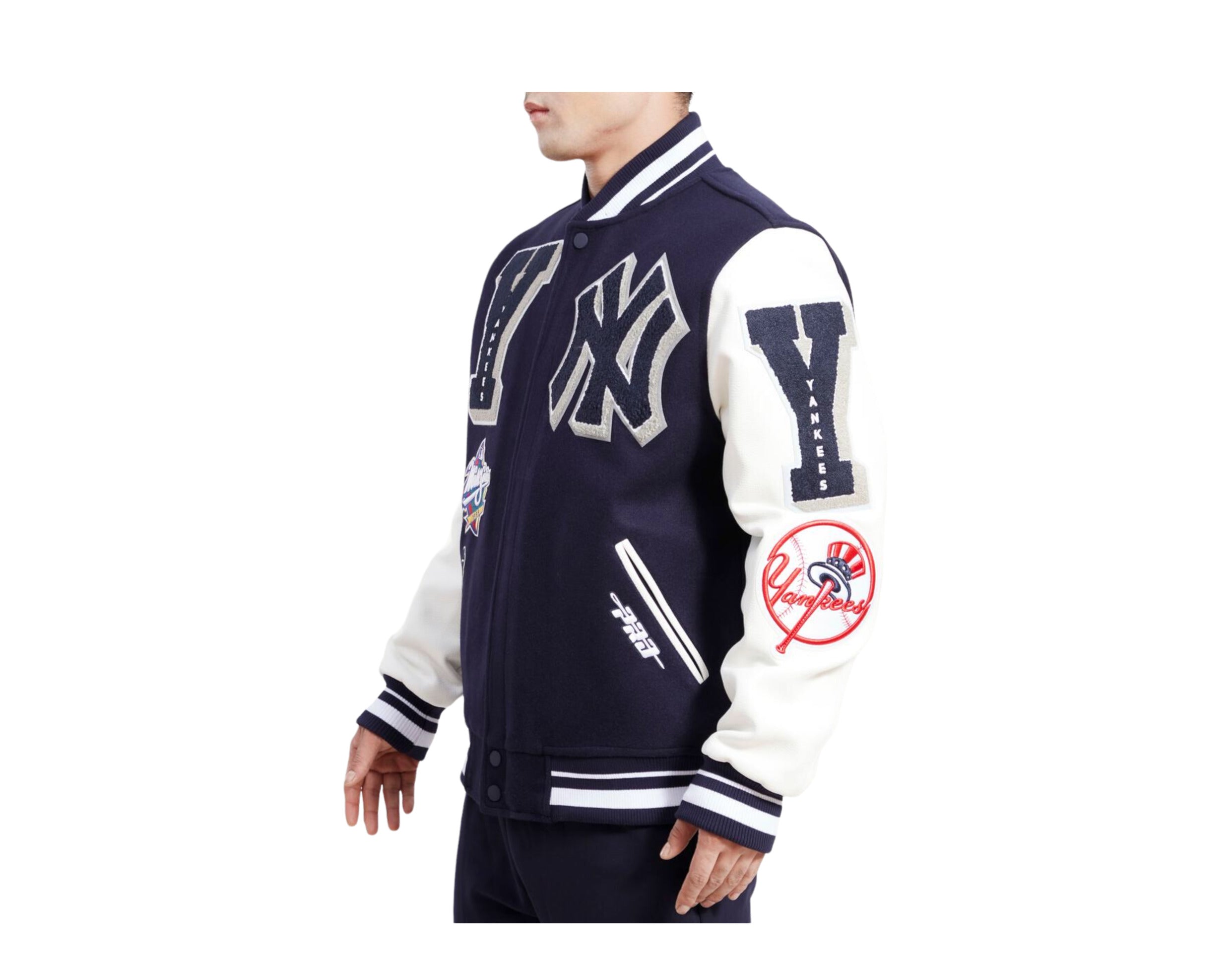 Pro Standard MLB New York Yankees Mash Up Logo Varsity Men's Jacket