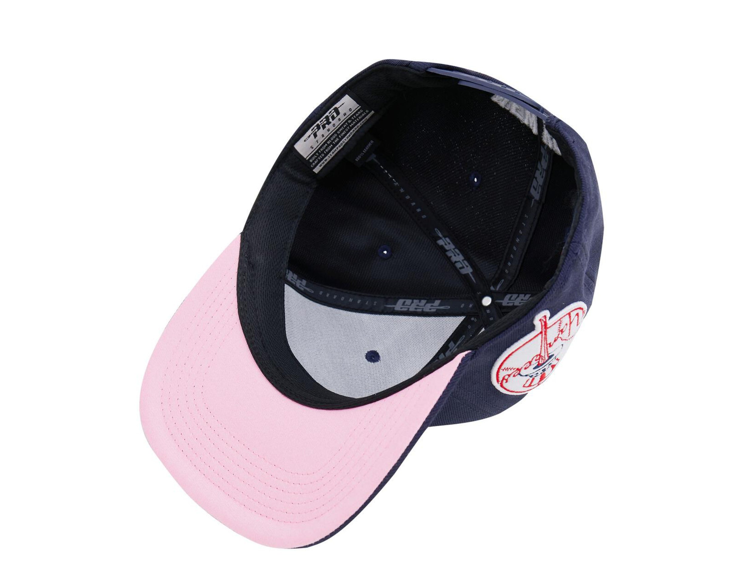 Pro Standard MLB New York Yankees Team Logo Snapback Hat W/ Pink Undervisor