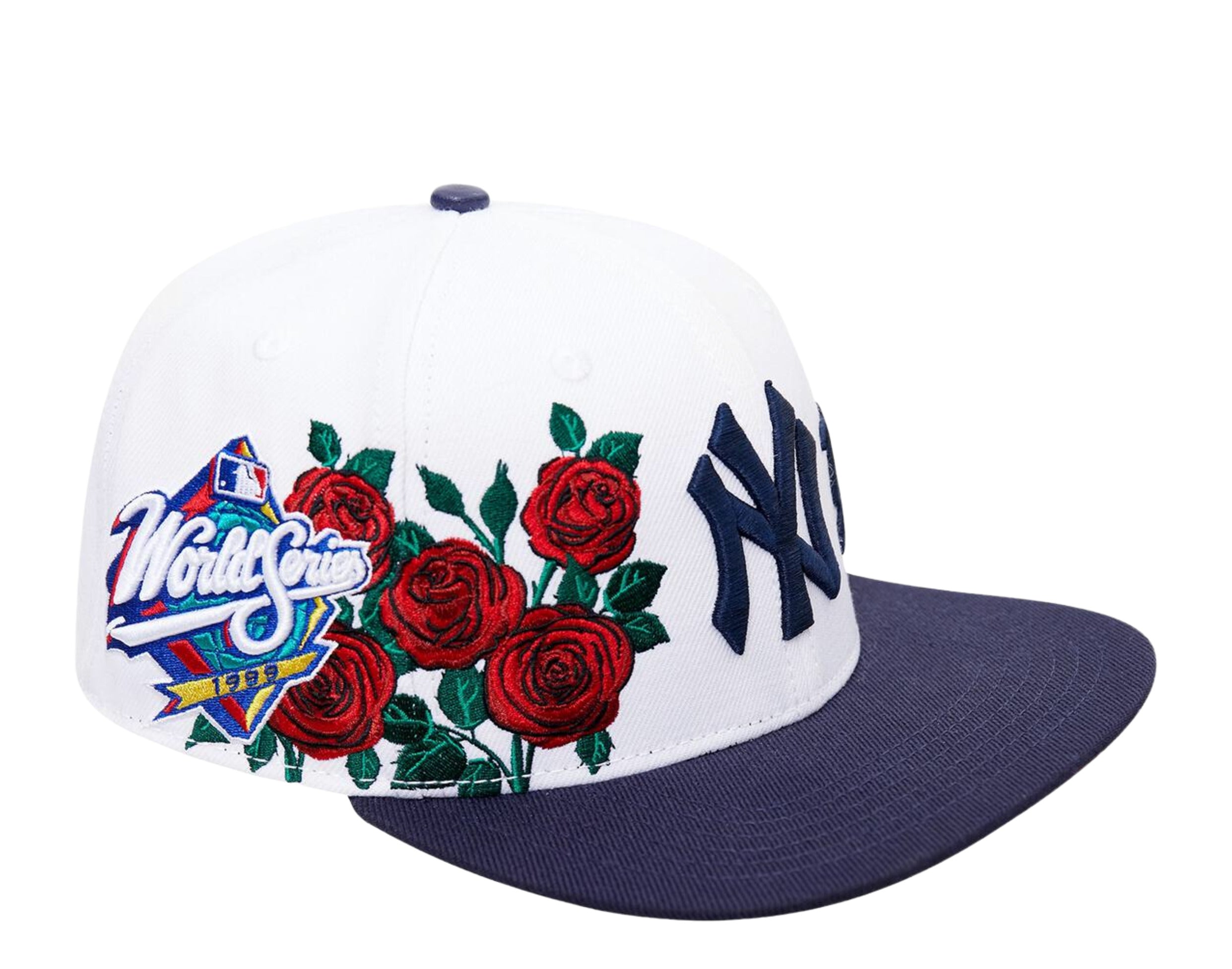 Pro Standard MLB New York Yankees 1999 WS Roses Snapback Hat w/ Pink Undervisor