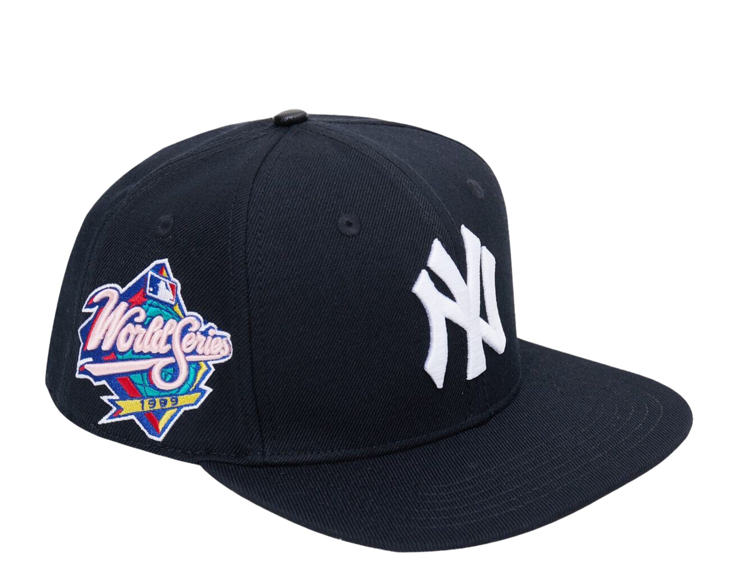 Pro Standard MLB New York Yankees 1999 World Series Snapback Hat w/ Pink Undervisor