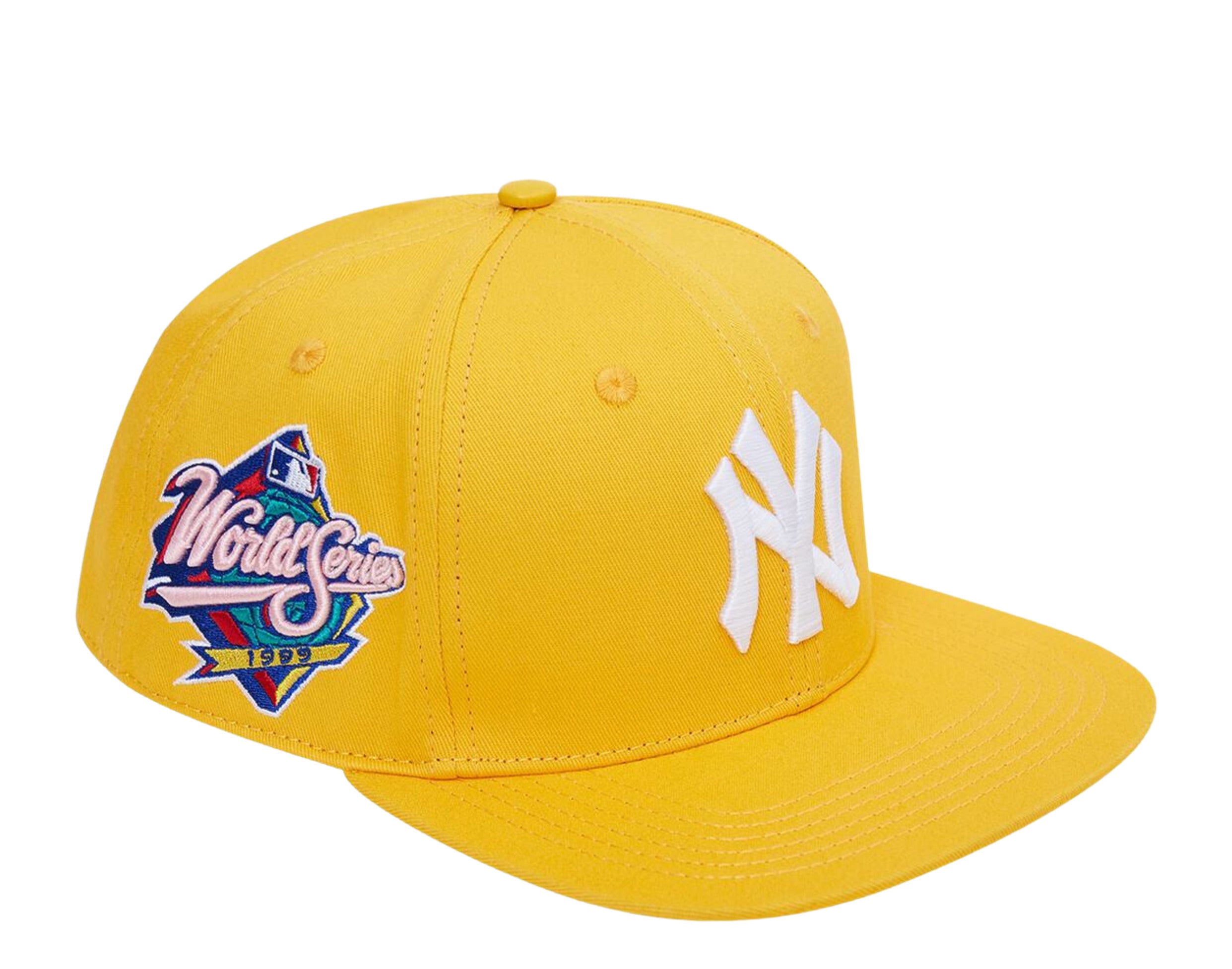 Pro Standard MLB New York Yankees 1999 World Series Snapback Hat w/ Pink Undervisor