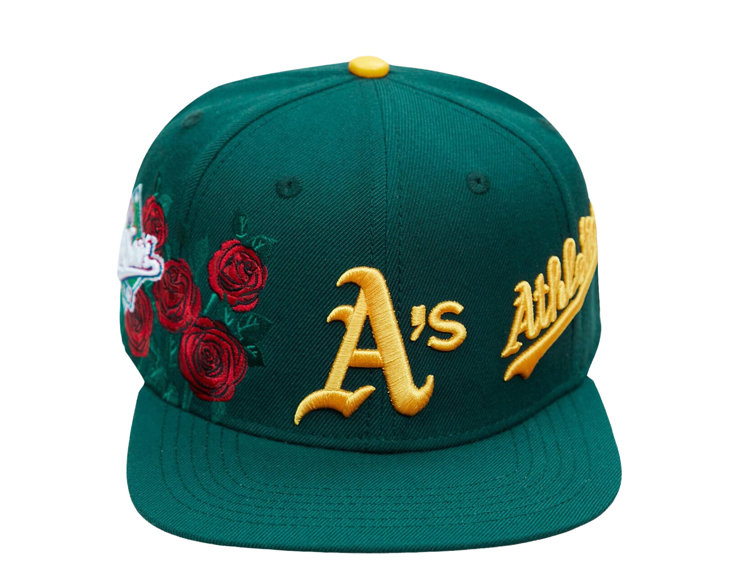 Pro Standard MLB Oakland Athletics 1989 WS Roses Snapback Hat w/ Pink Undervisor