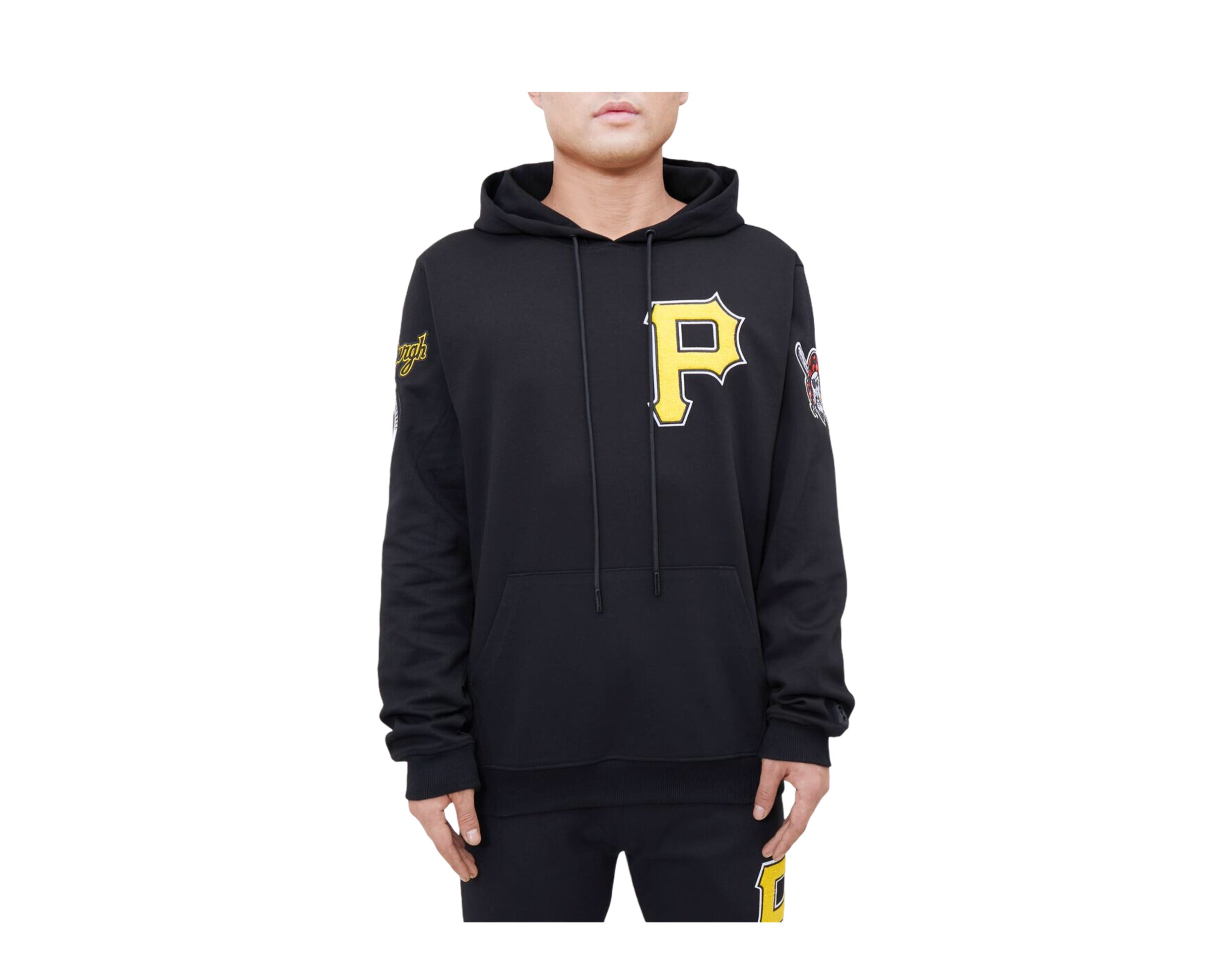 Pro Standard MLB Pittsburgh Piratess Logo Blended P/O Men's Hoodie