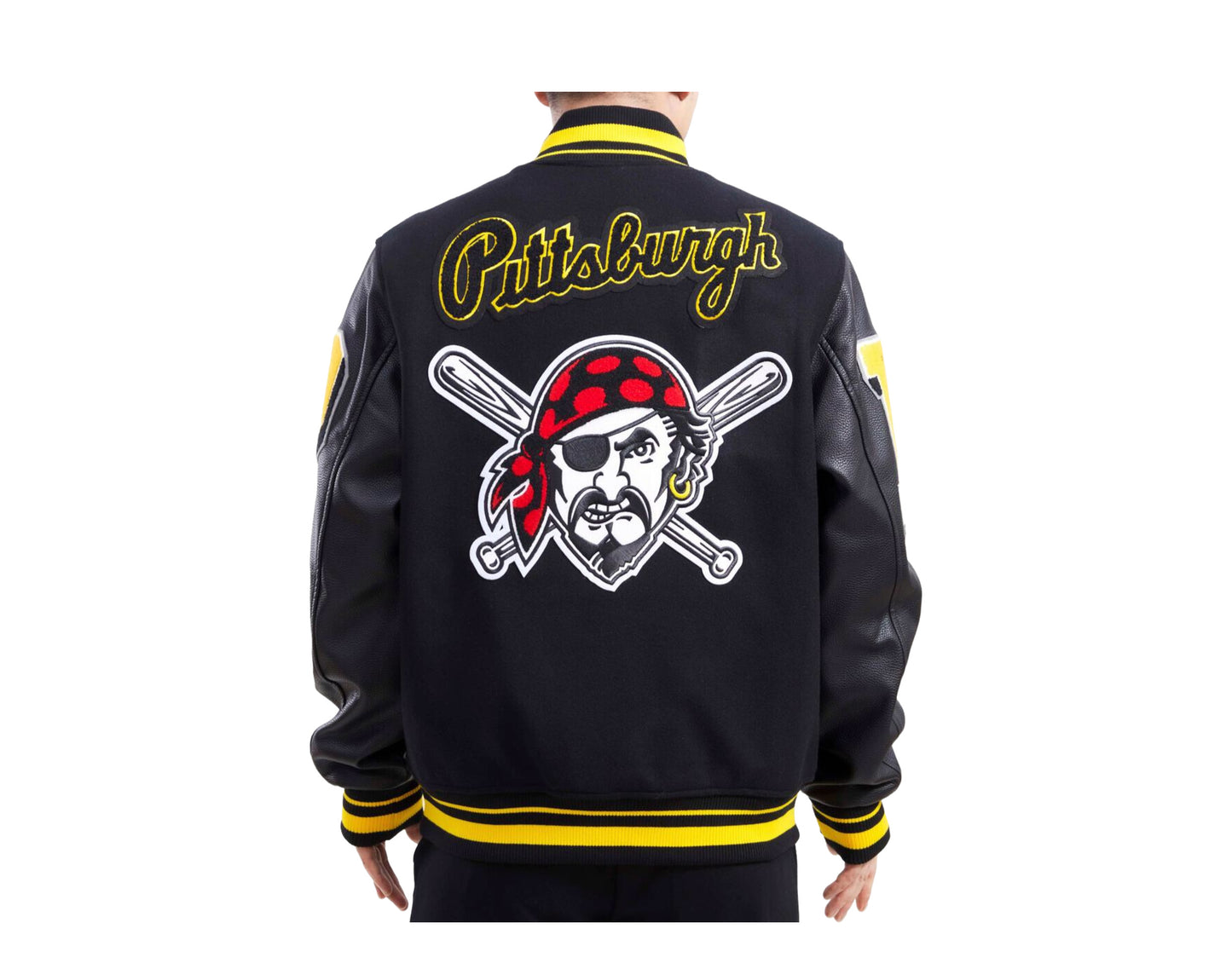 Pro Standard MLB Pittsburgh Pirates Mash Up Logo Varsity Men's Jacket