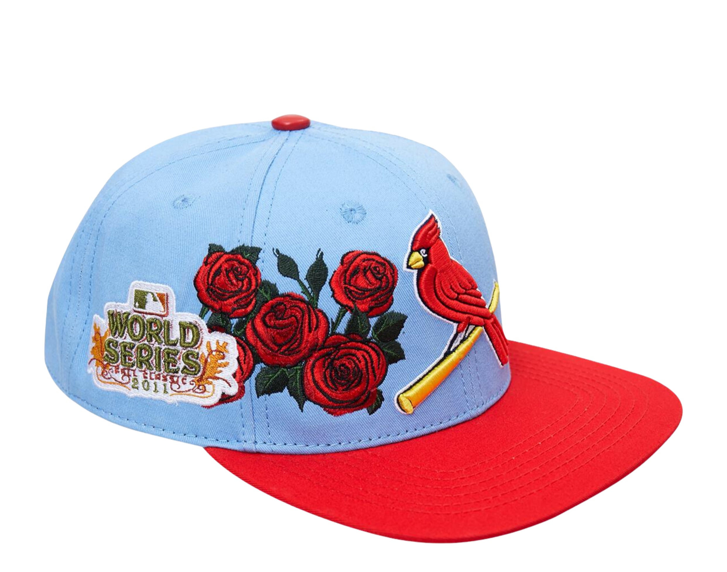 Pro Standard MLB St. Louis Cardinals 2011 WS Roses Snapback Hat w/ Pink Undervisor