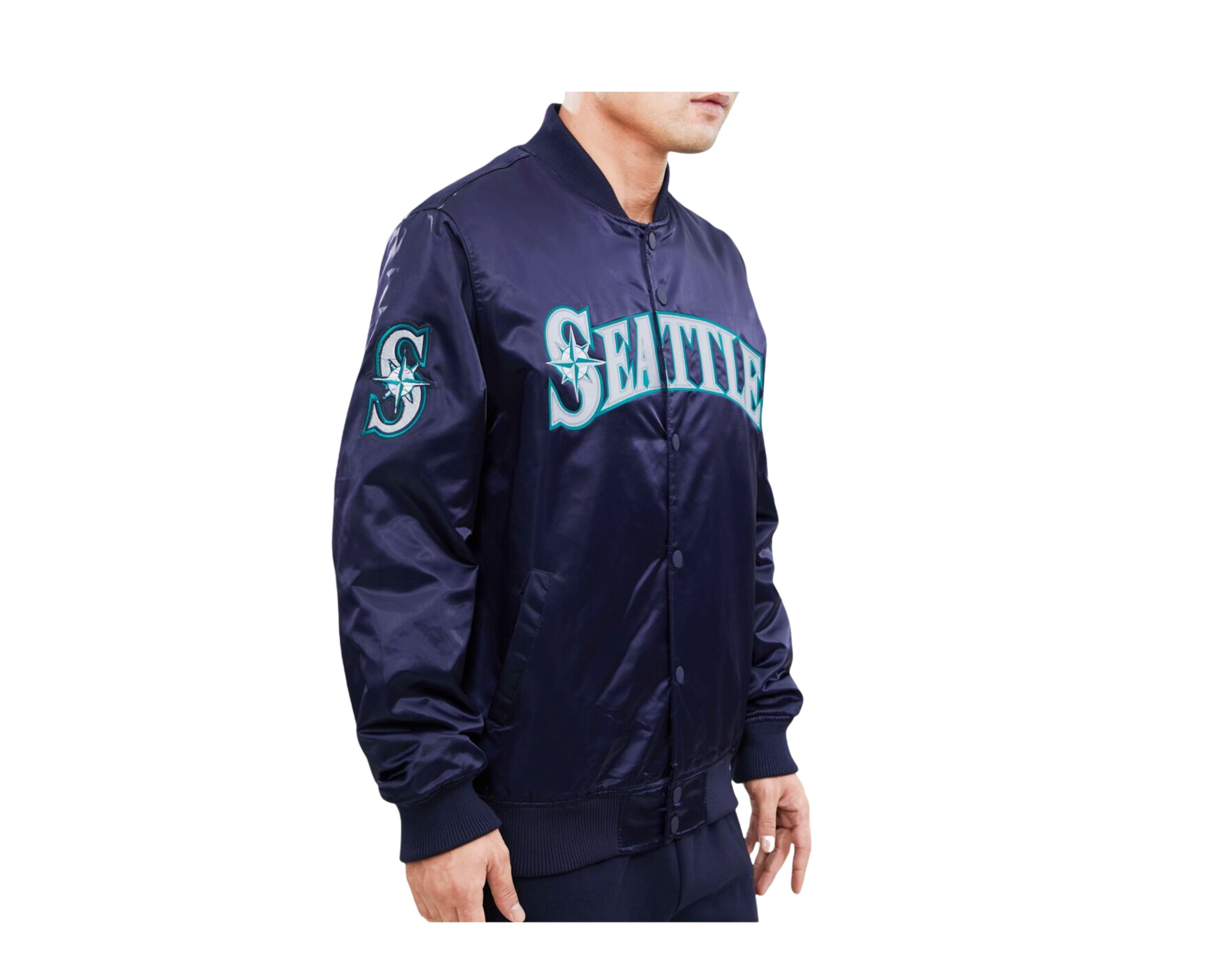 Pro Standard MLB Seattle Mariners Big Logo WS Satin Jacket