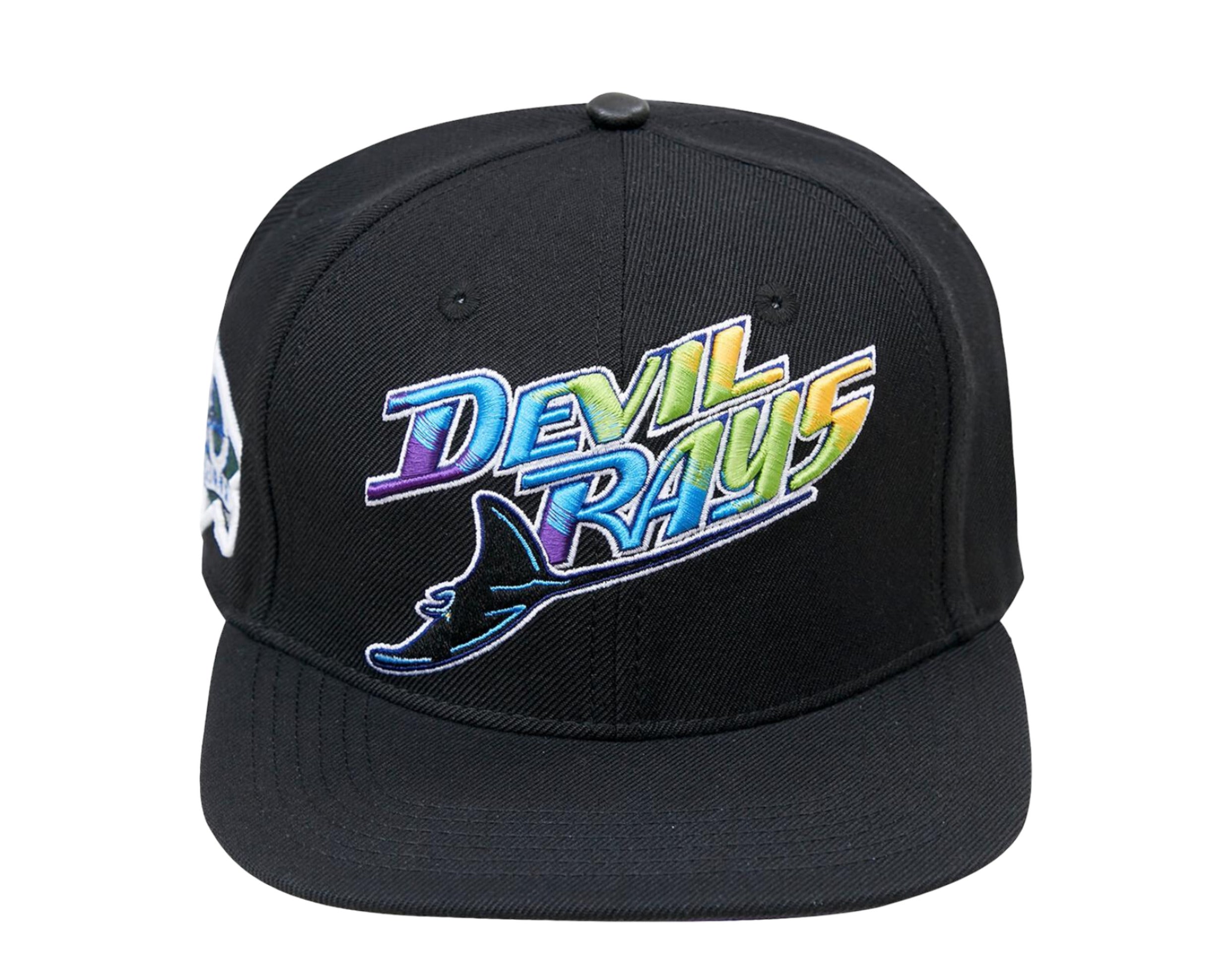 Pro Standard MLB Tampa Bay Rays Retro Classic Wordmark Logo Snapback Hat