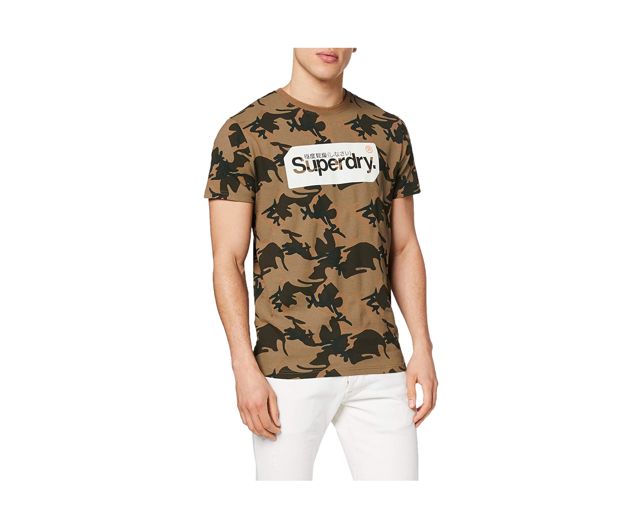 Superdry Core Logo Tag Camo All Over Print Men's T-Shirt