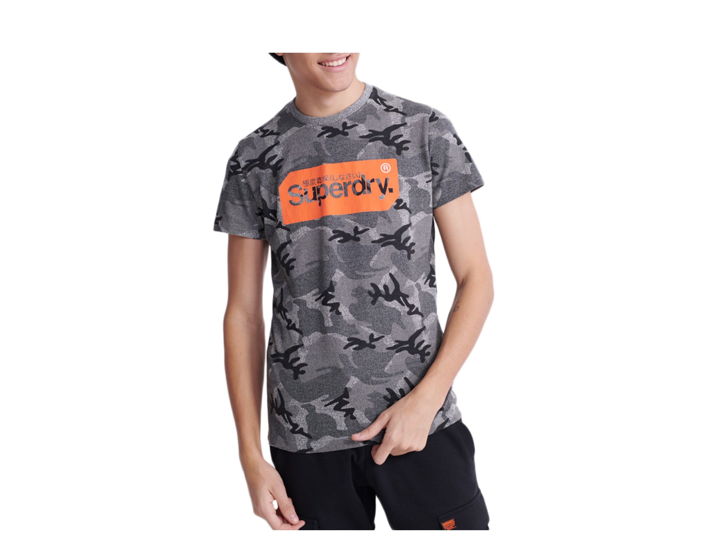 Superdry Core Logo Tag Camo All Over Print Men's T-Shirt