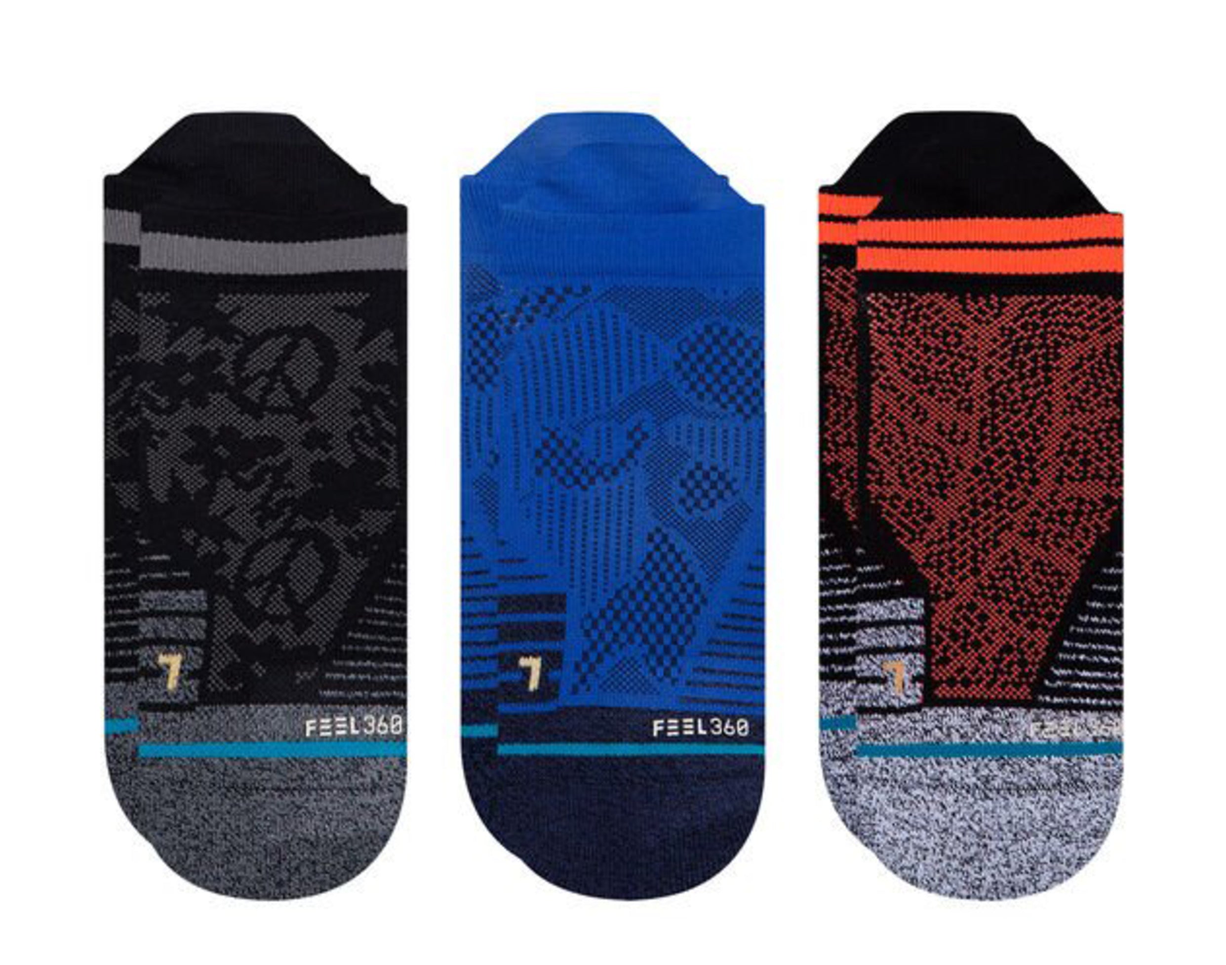 Stance Feel 360 - Triton 3-Pack Ankle Socks