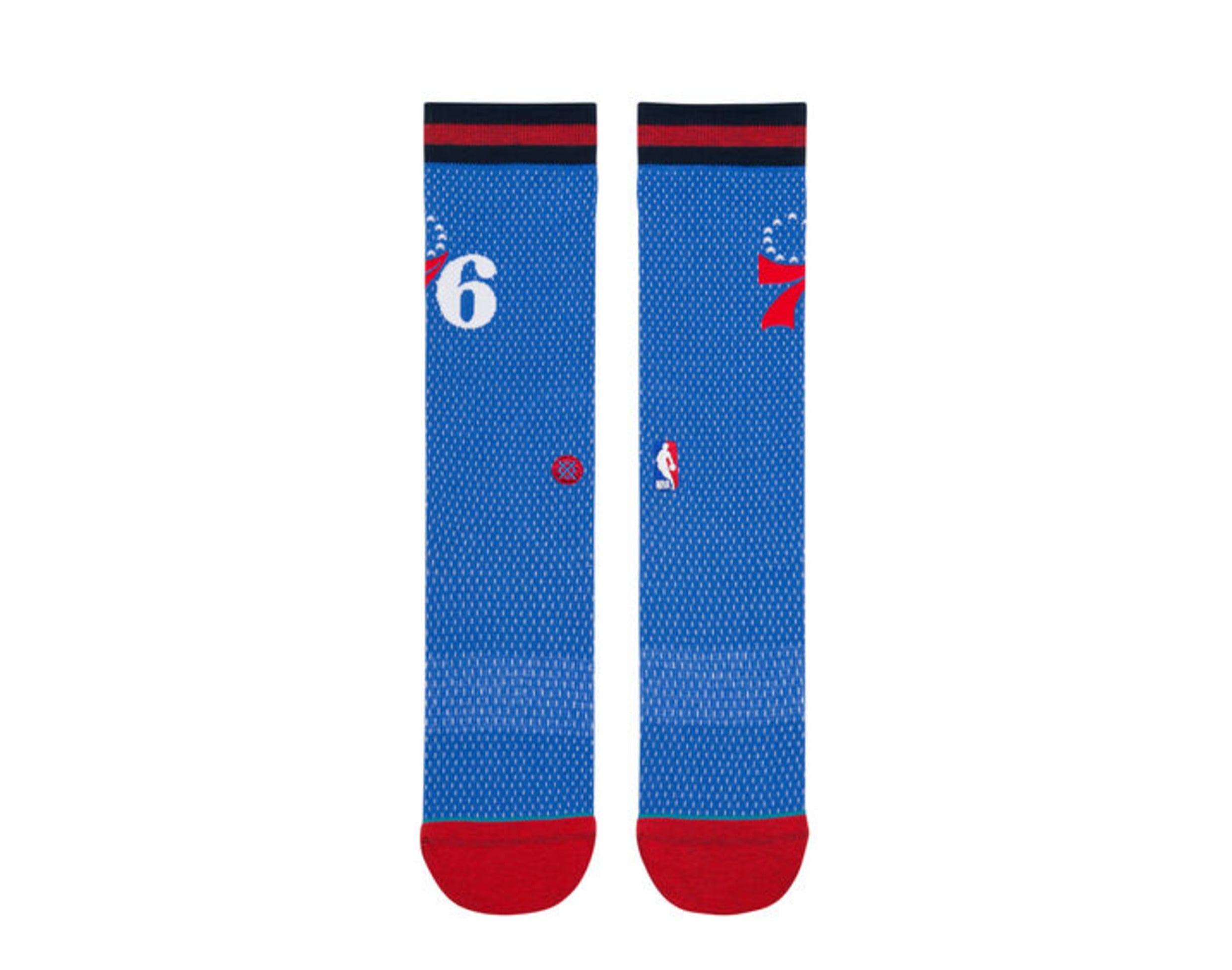 Stance Casual NBA Philadelphia 76ers Jersey Crew Socks