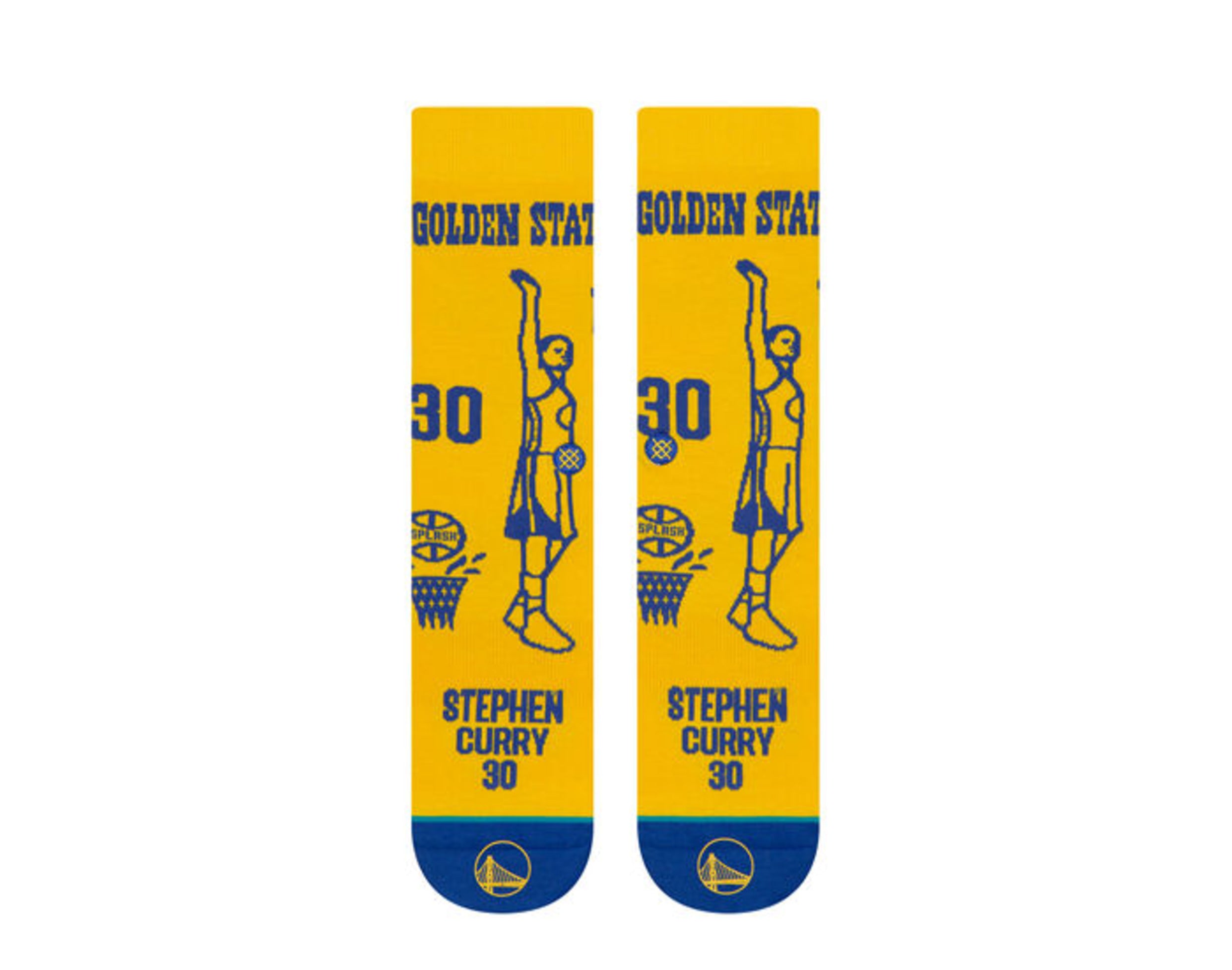 Stance Casual NBA Curry Stencil Crew Socks