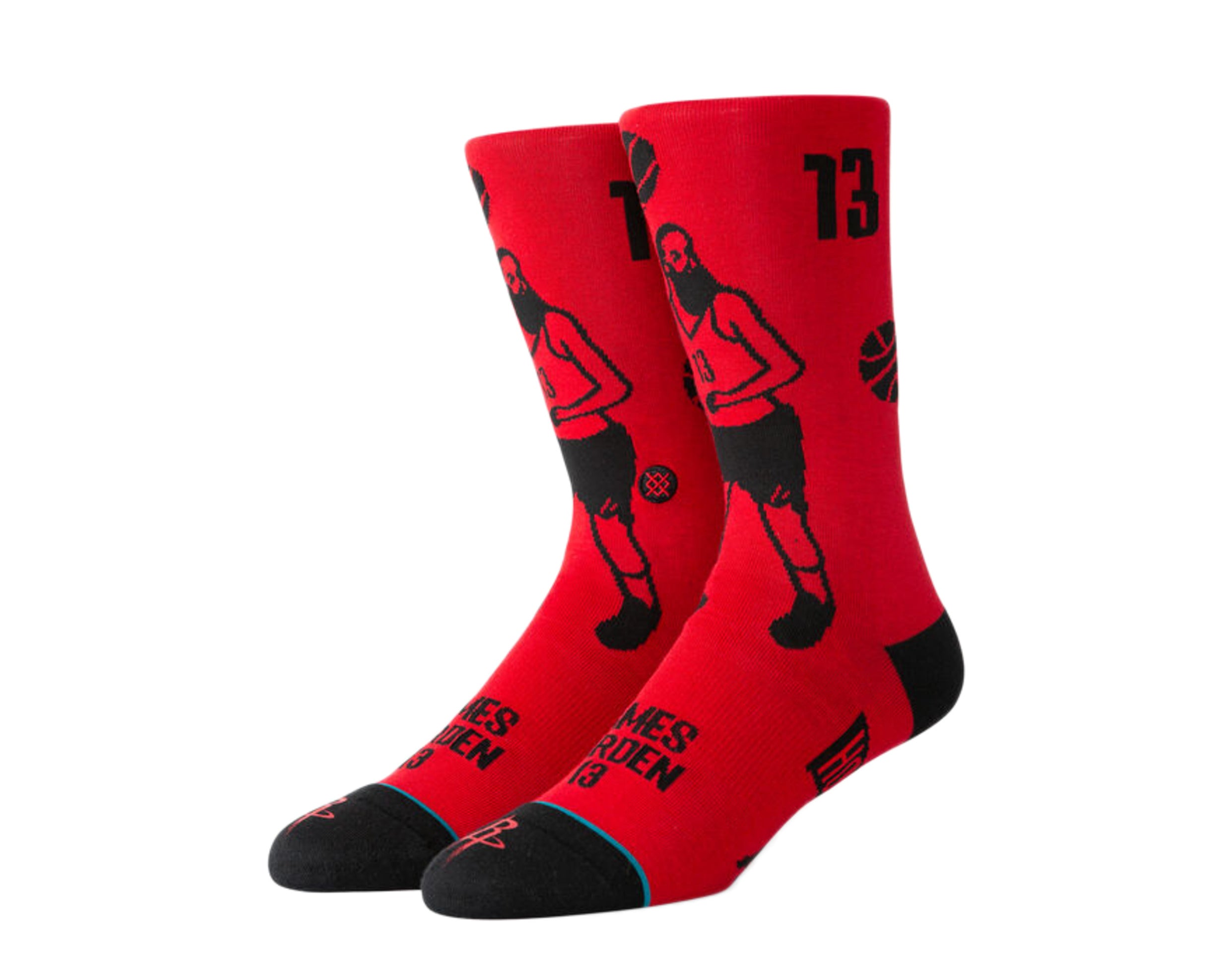 Stance Casual NBA Harden Stencil Crew Socks