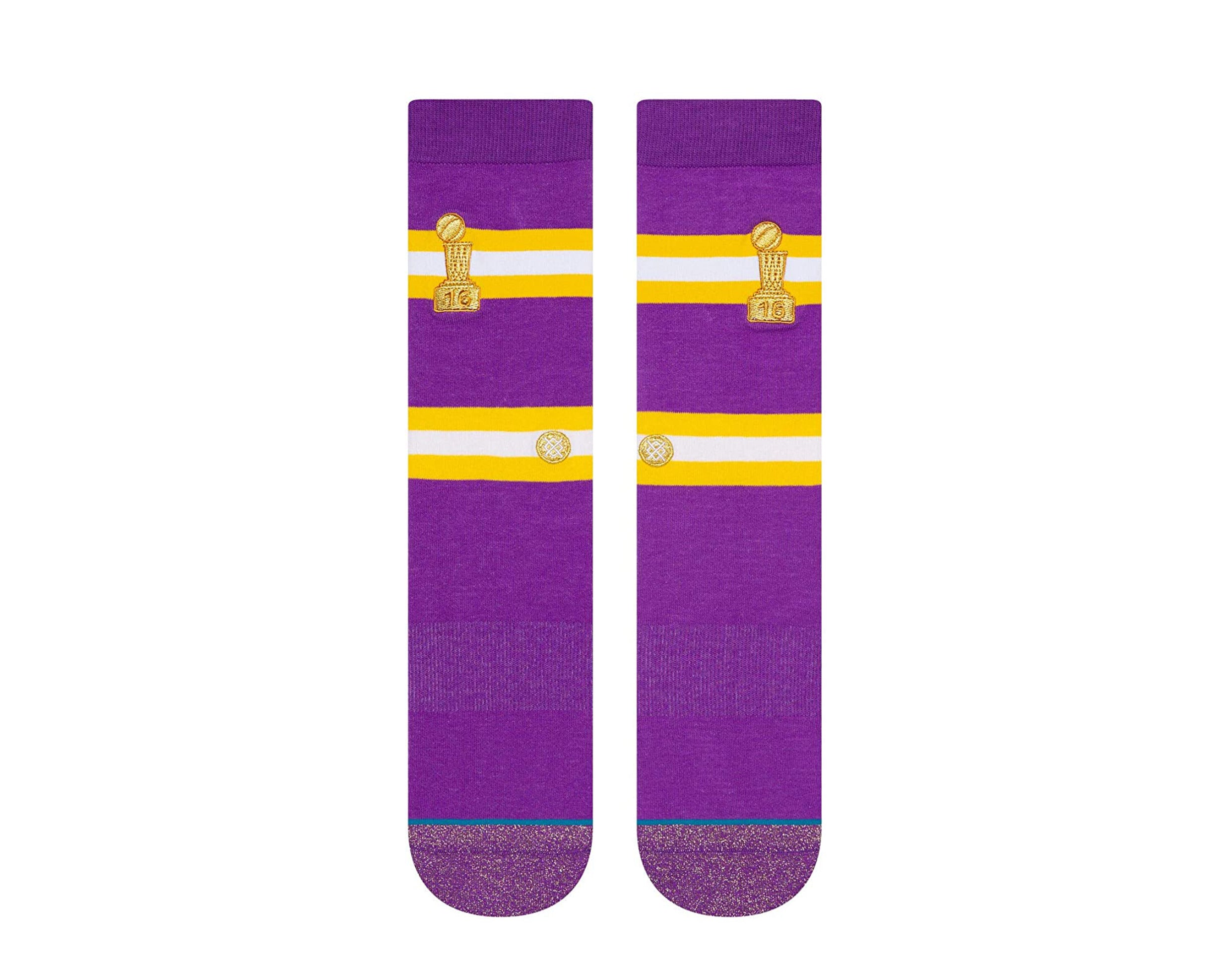 Stance Casual NBA Los Angeles Lakers Banner Crew Socks