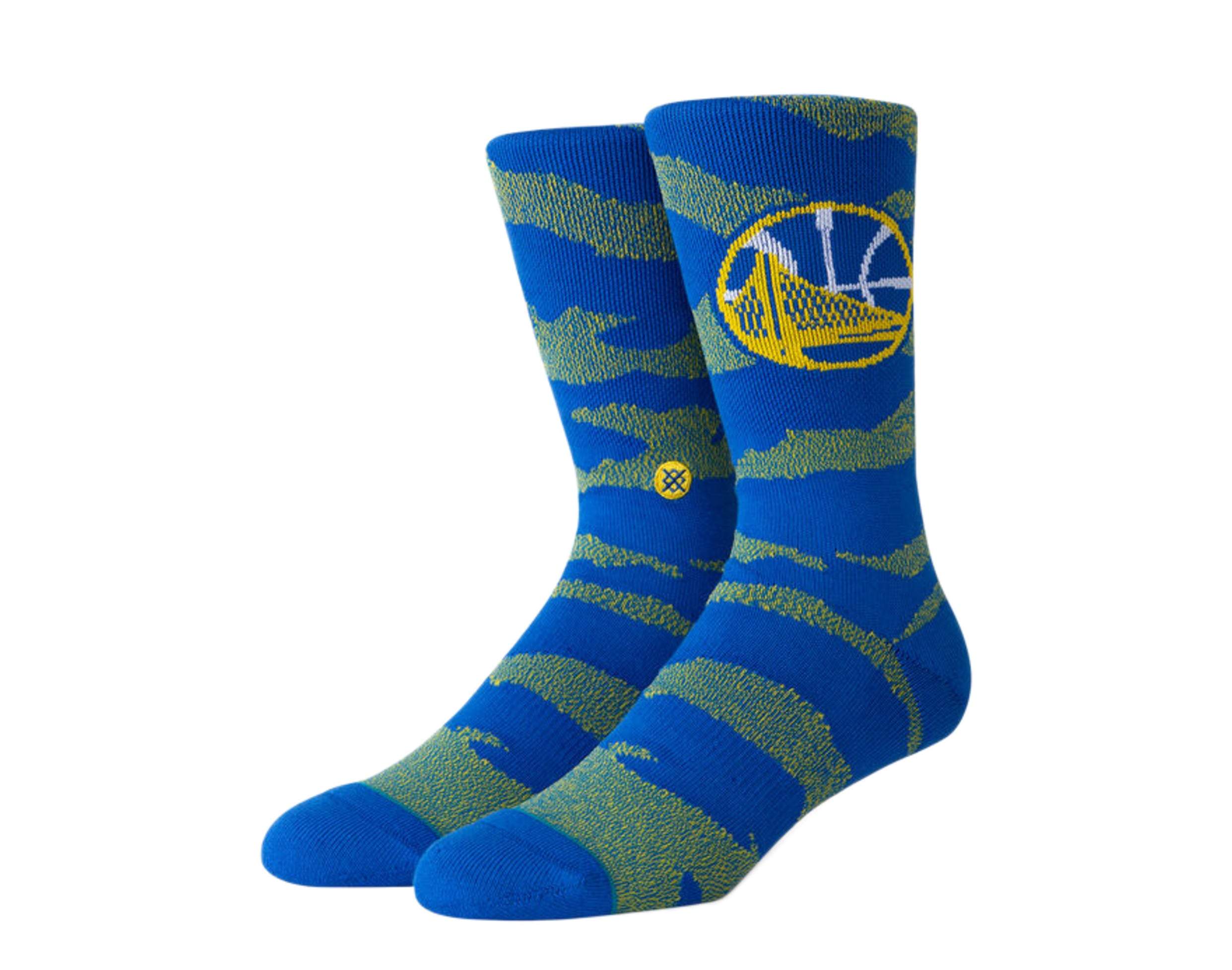 Stance Casual NBA Golden State Warriors Camo Melange Crew Socks