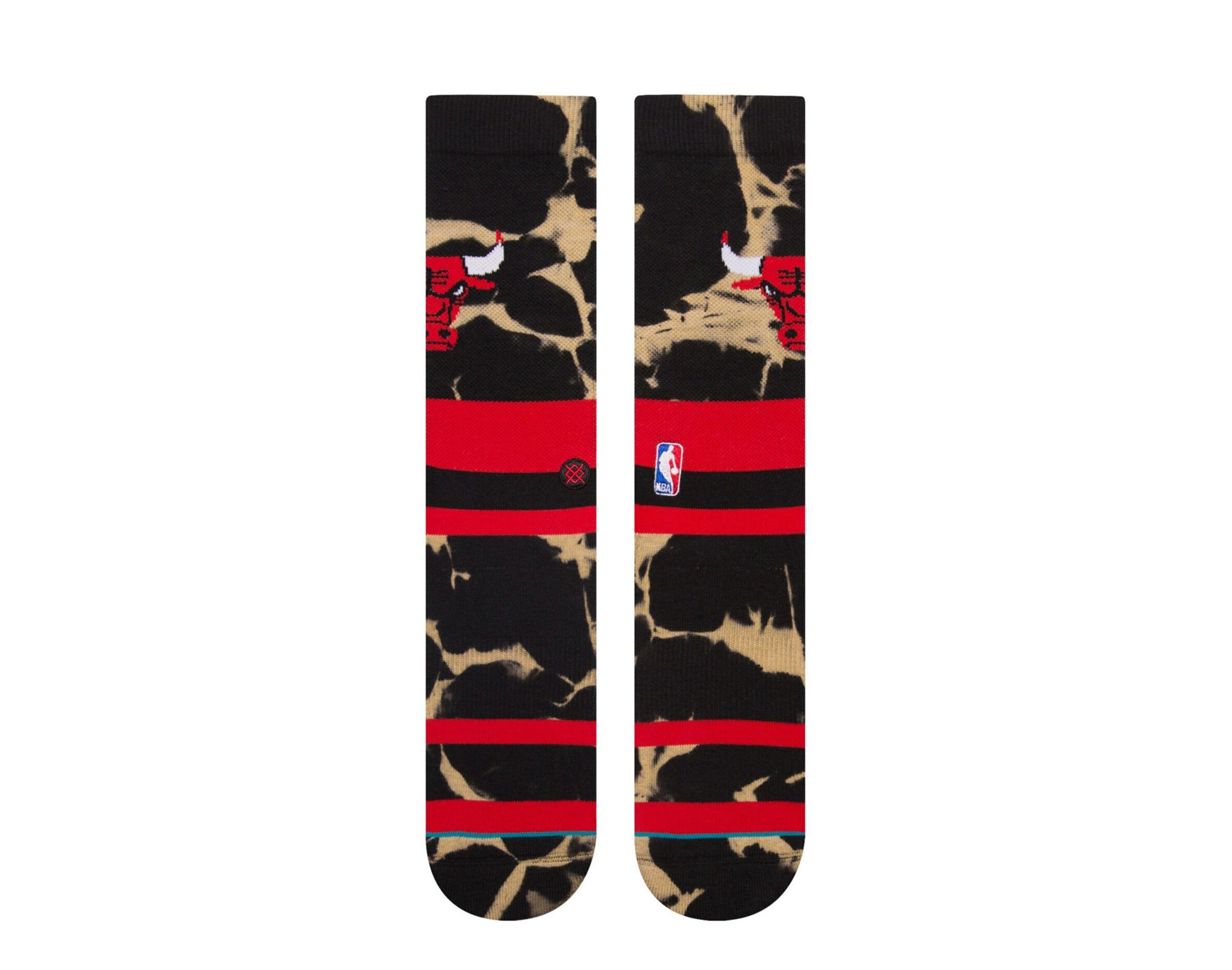 Stance Casual NBA Chicago Bulls Acid Wash Crew Socks