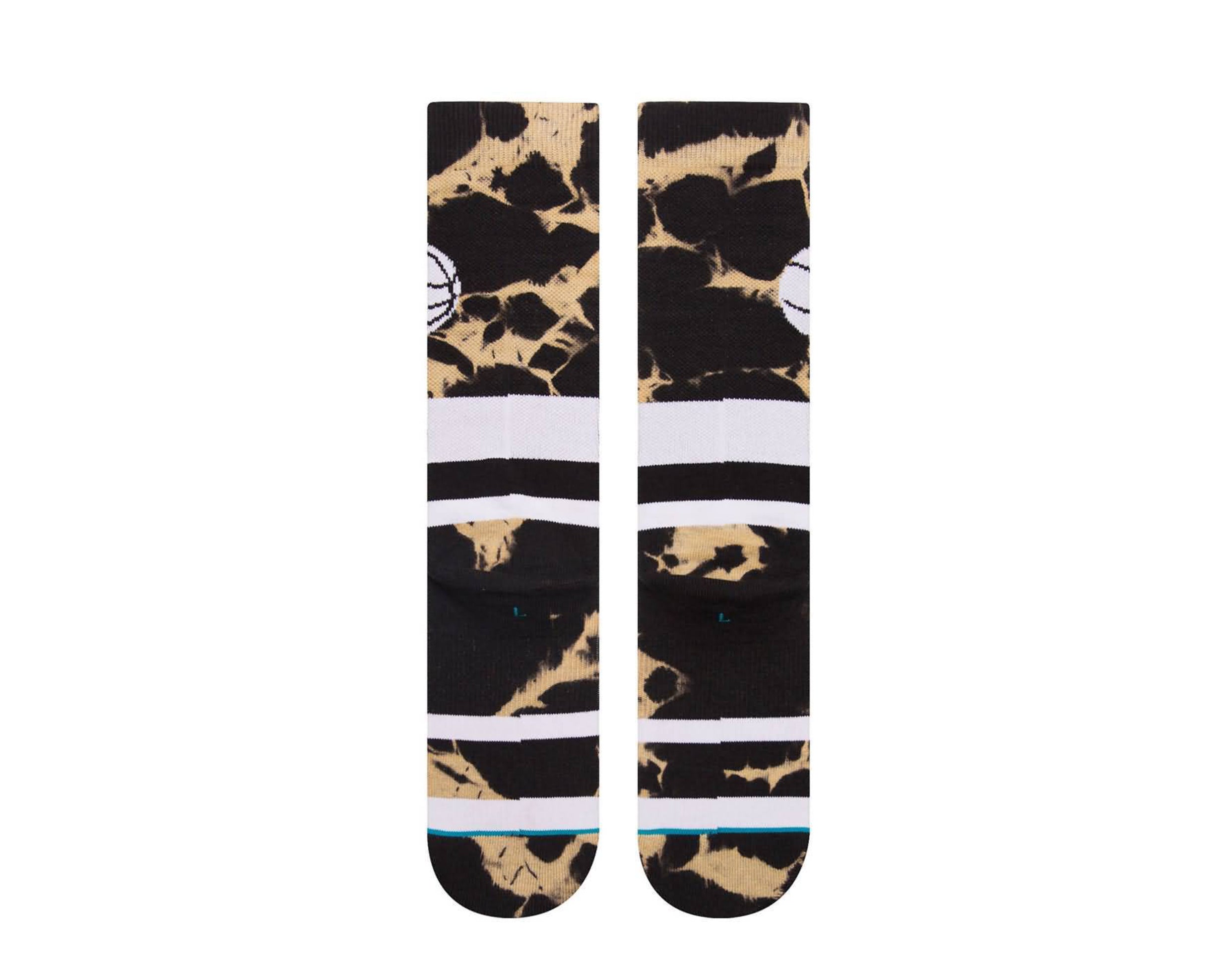 Stance Casual NBA Brooklyn Nets Acid Wash Crew Socks