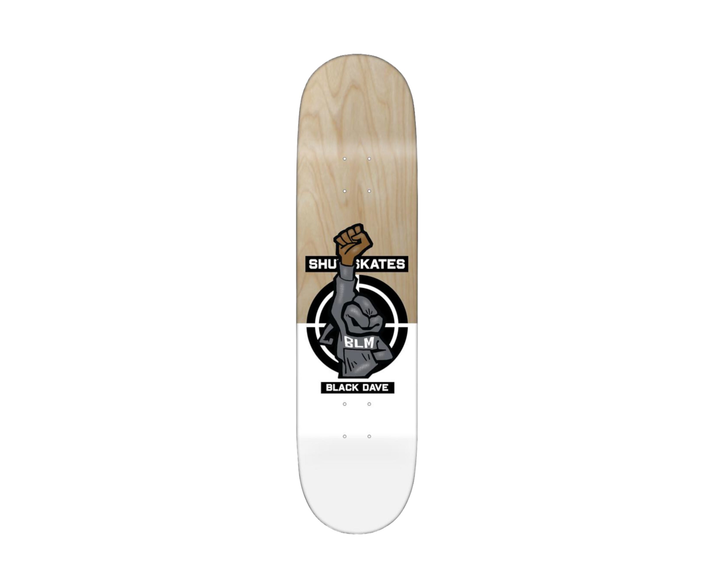 SHUT WILLIS 2 TONE Skateboard Deck