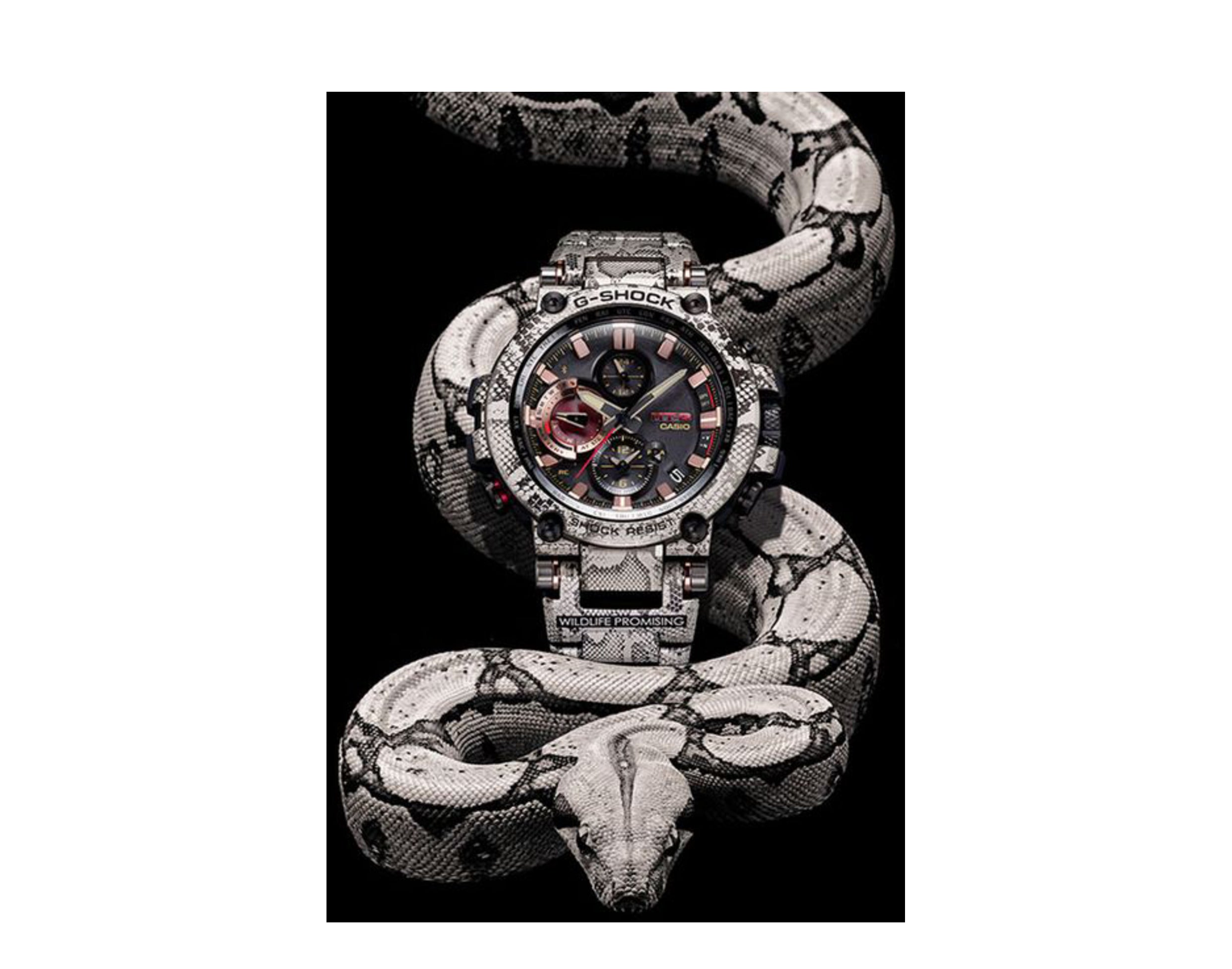 Casio G-Shock MTGB1000WLP MT-G Analog Chrono Metal Watch