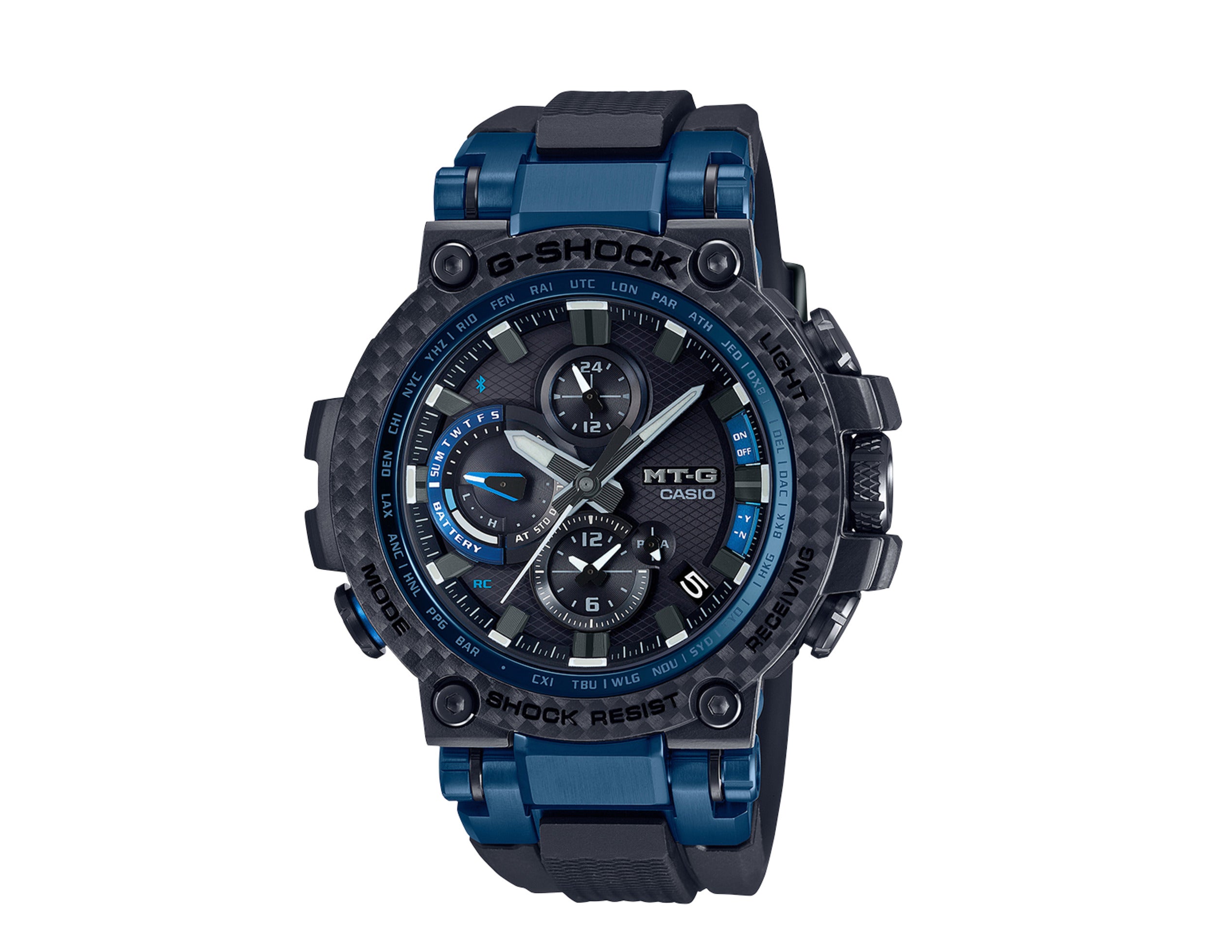 Casio G-Shock MTGB1000 MT-G Carbon Analog Chrono Metal Resin Men's Watch