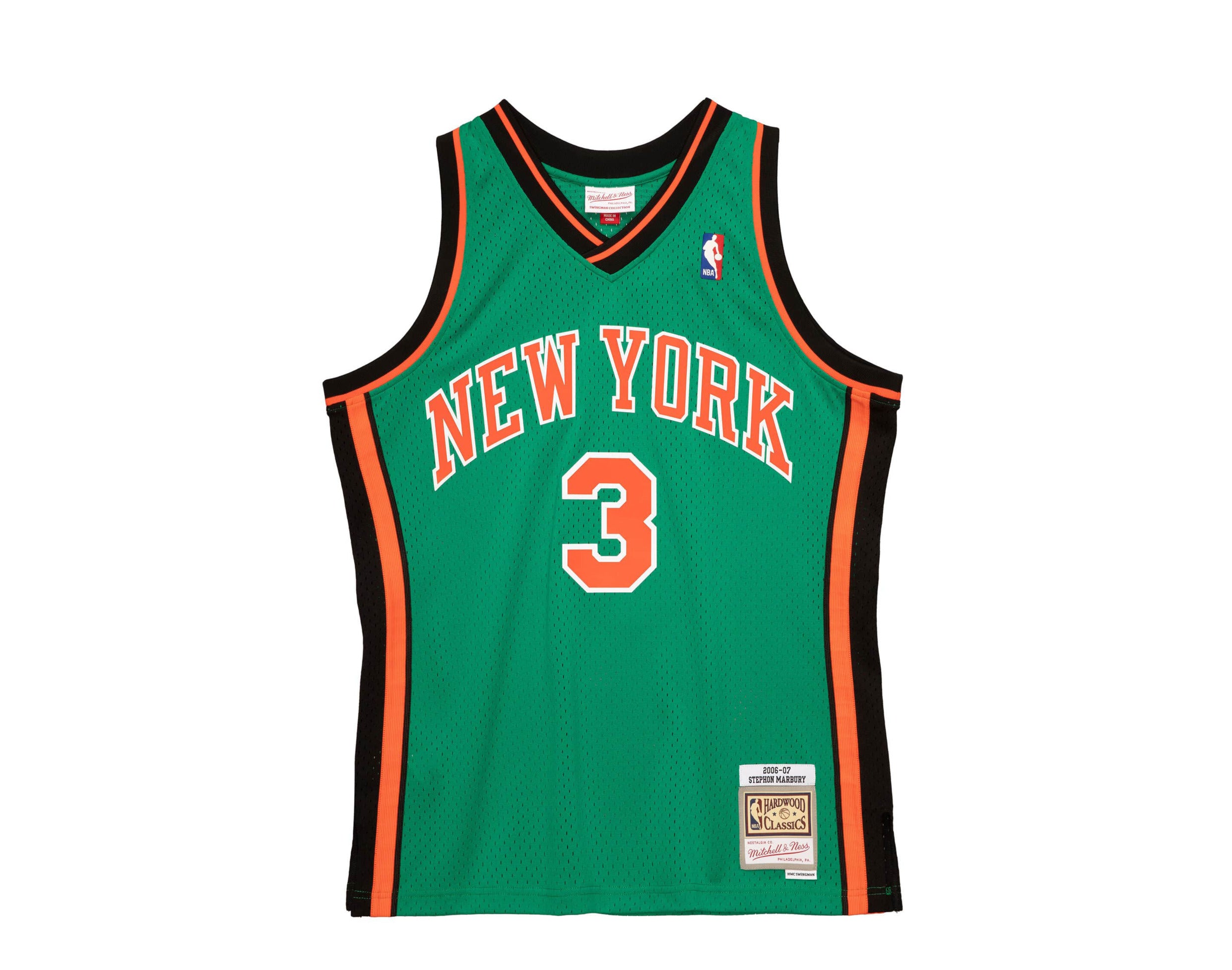 Mitchell & Ness Swingman New York Knicks 2006-07 Stephon Marbury St. Patrick's Day Jersey