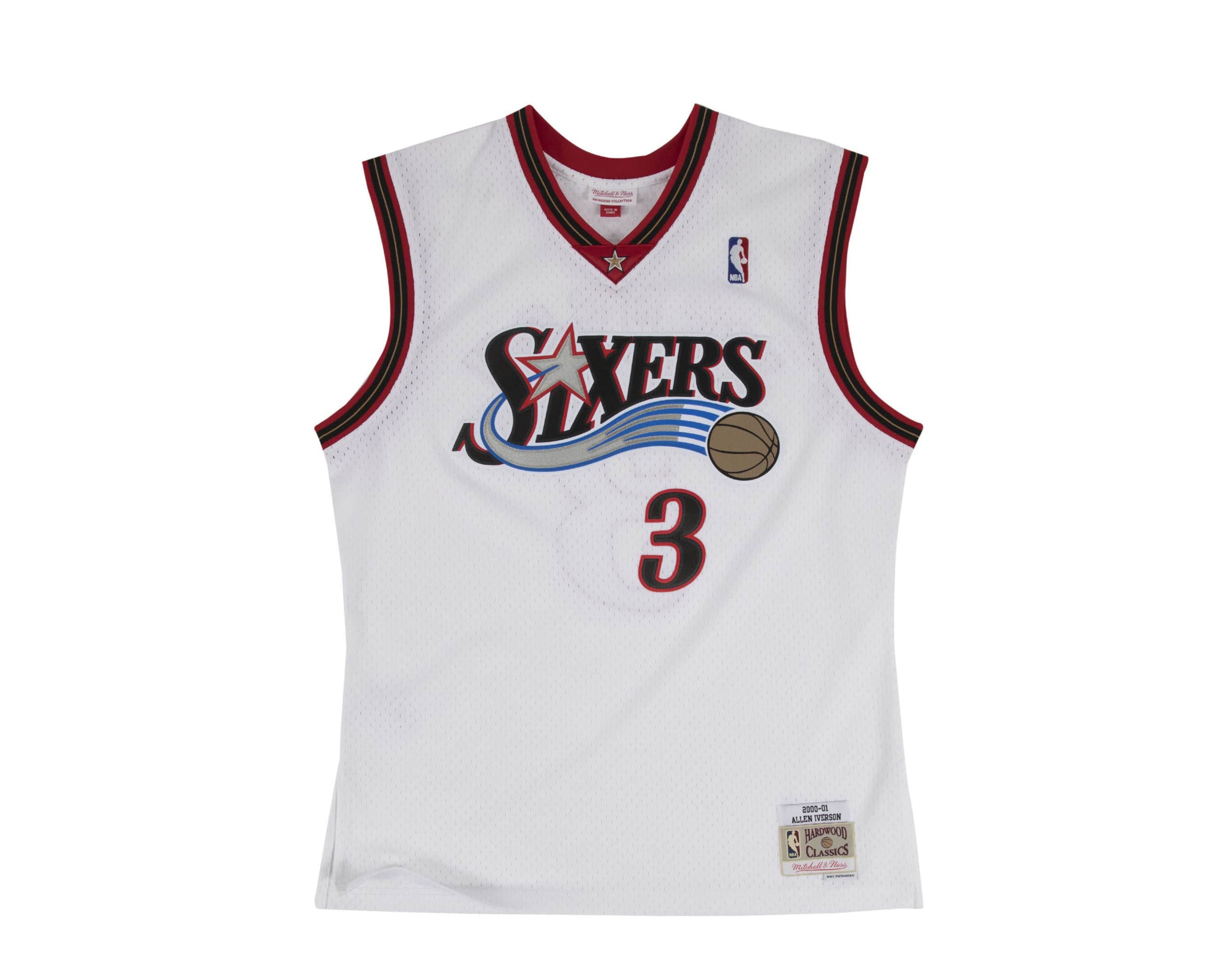 Mitchell & Ness Swingman Philadelphia 76ers Home 2000-01 Allen Iverson Jersey