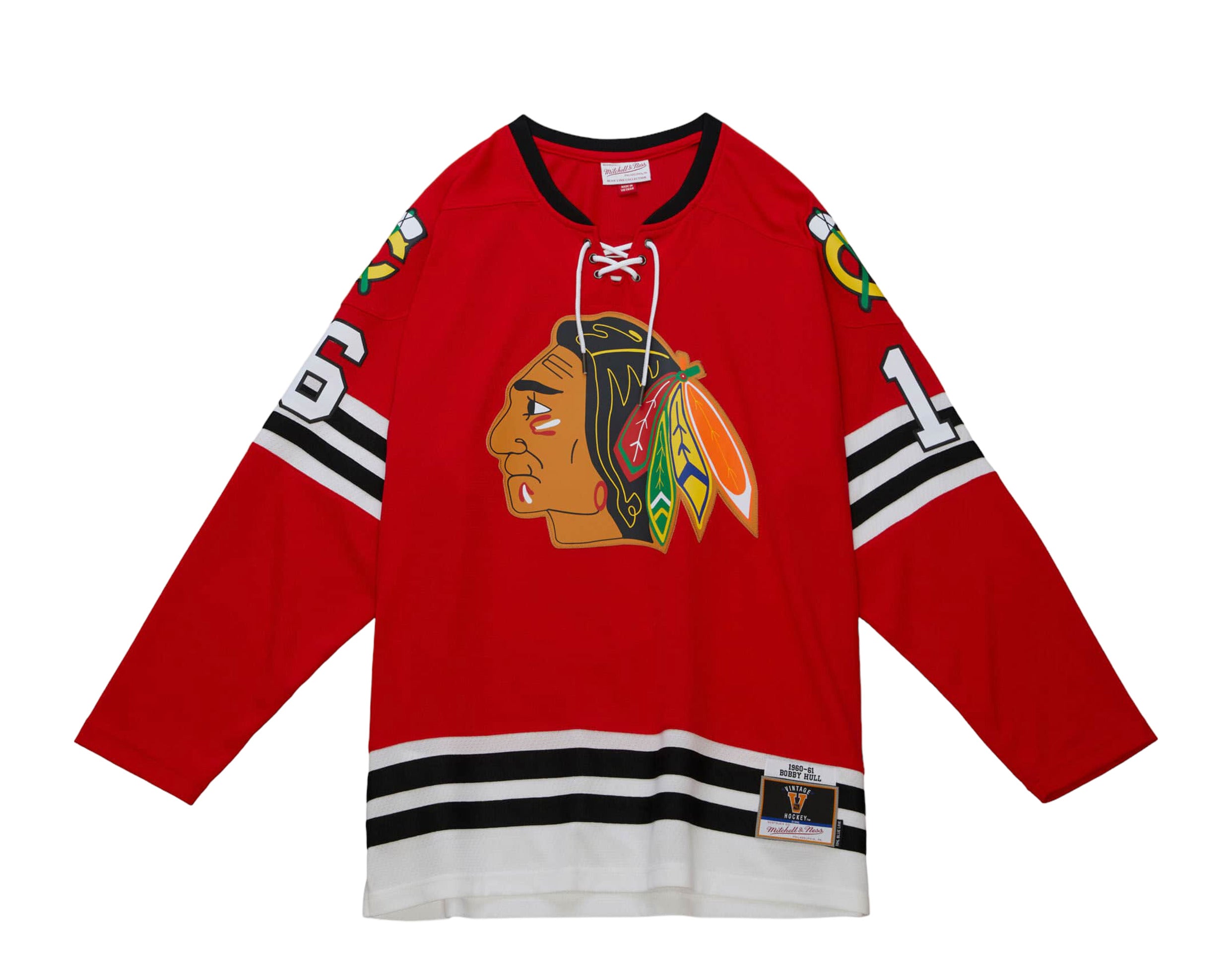 Mitchell & Ness Blue Line Bobby Hull Chicago Blackhawks 1960 Jersey