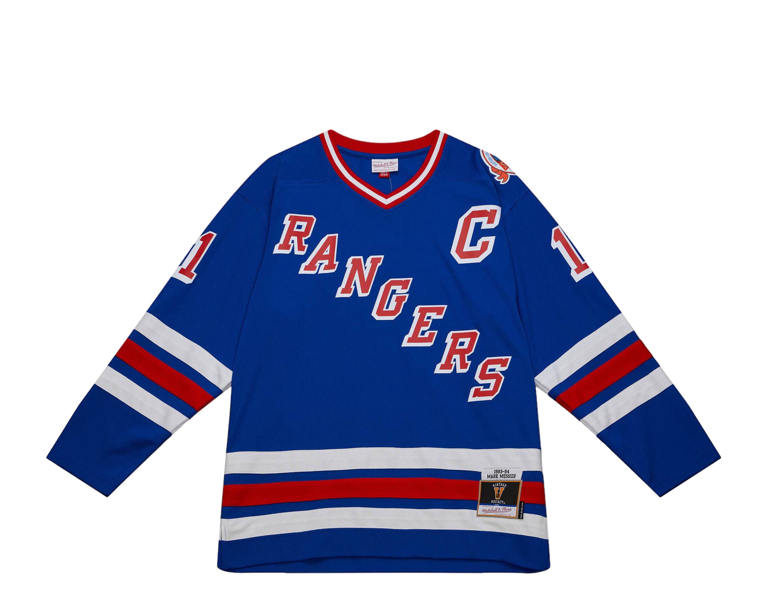 Mitchell & Ness Blue Line Mark Messier New York Rangers 1993 Jersey