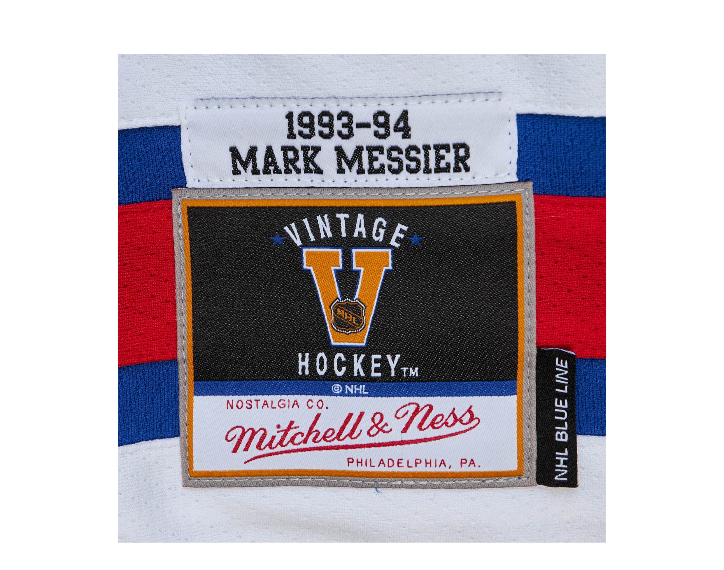 Mitchell & Ness Blue Line Mark Messier New York Rangers 1993 Jersey