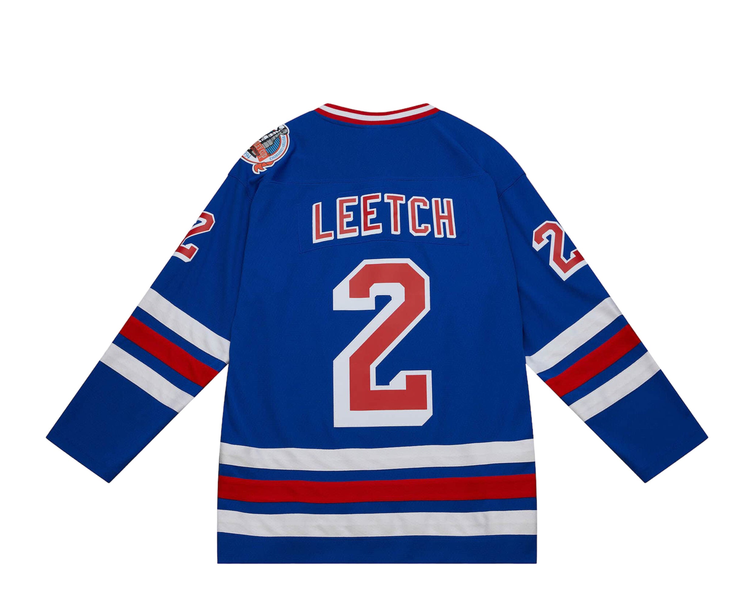 Mitchell & Ness Blue Line Brian Leetch New York Rangers 1993 Jersey