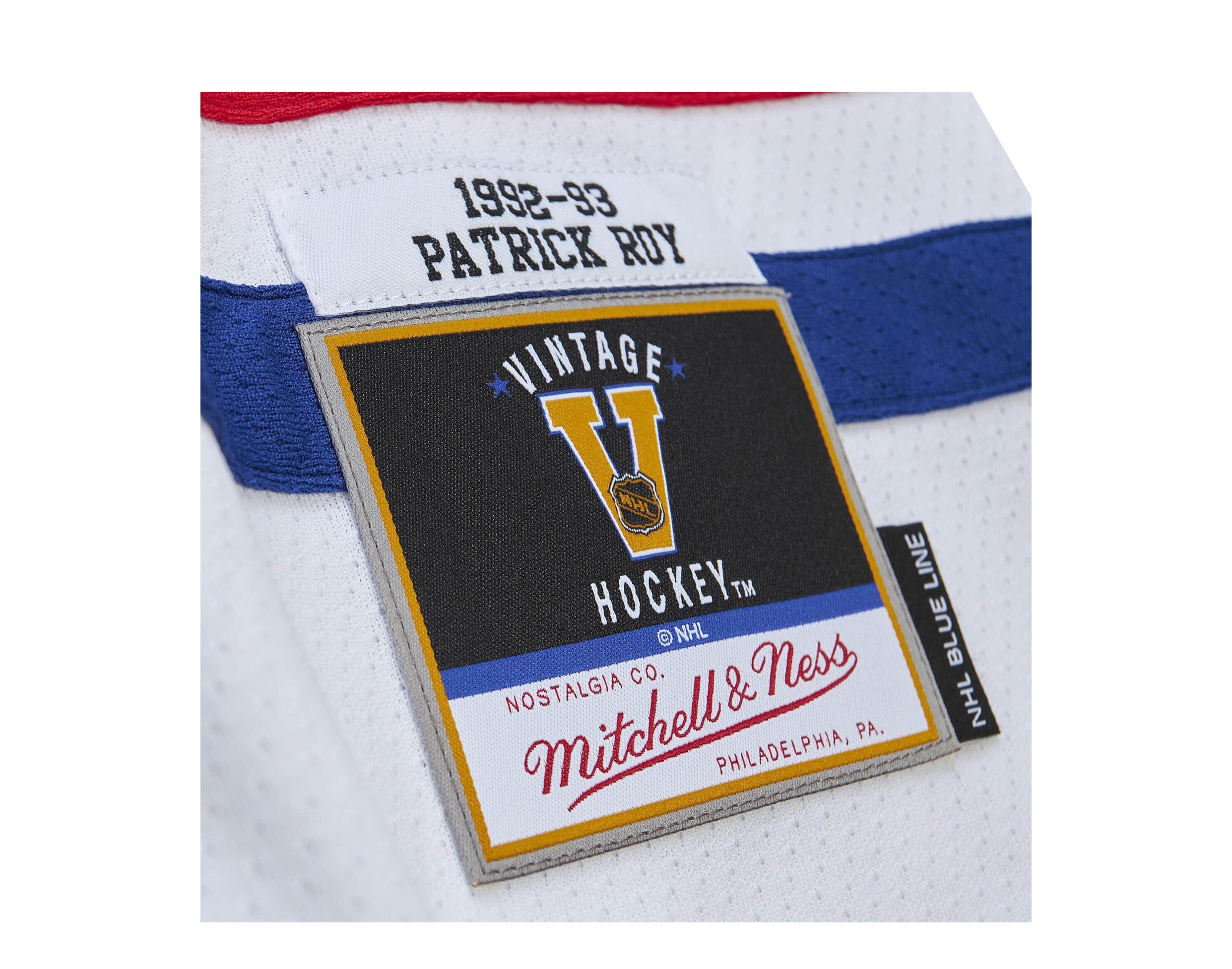 Mitchell & Ness Blue Line Patrick Roy Montreal Canadiens 1992 Jersey