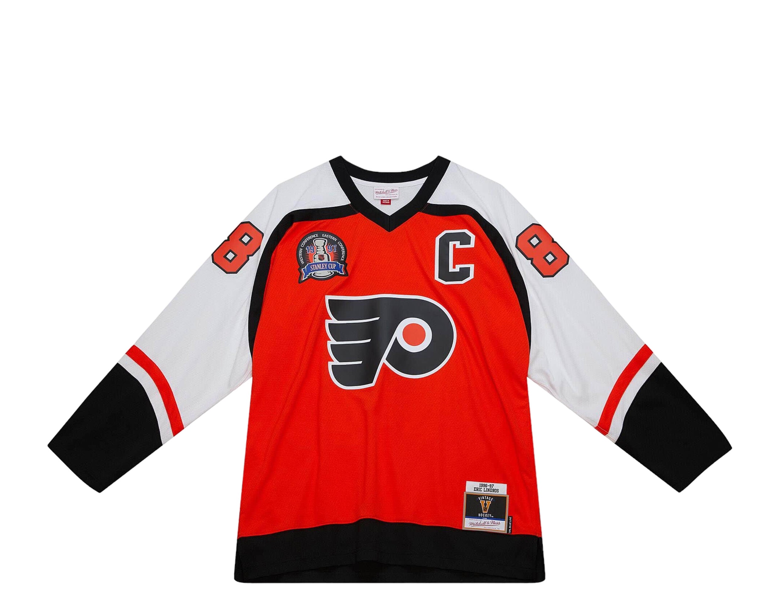 Mitchell & Ness Blue Line Eric Lindros Philadelphia Flyers 1996 Jersey