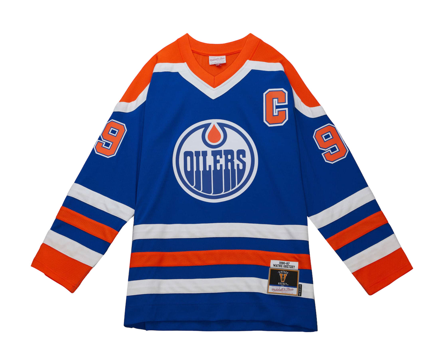 Mitchell & Ness Blue Line Wayne Gretzky Edmonton Oilers 1986 Jersey