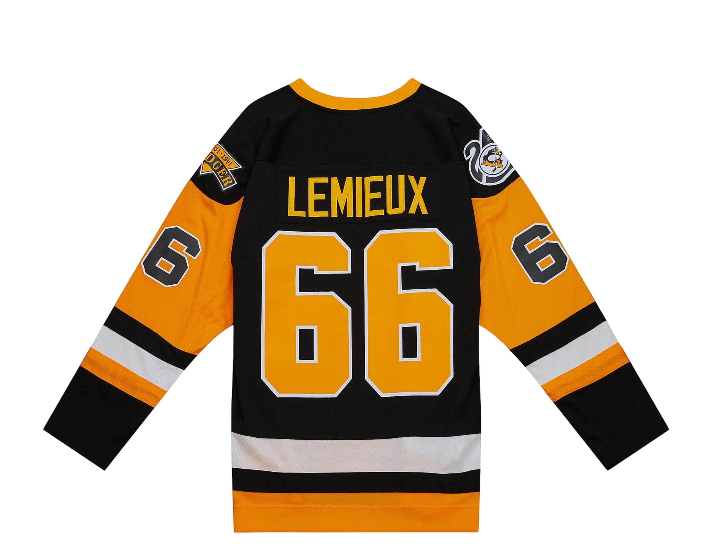 Mitchell & Ness Blue Line Mario Lemieux Pittsburgh Penguins 1991 Jersey